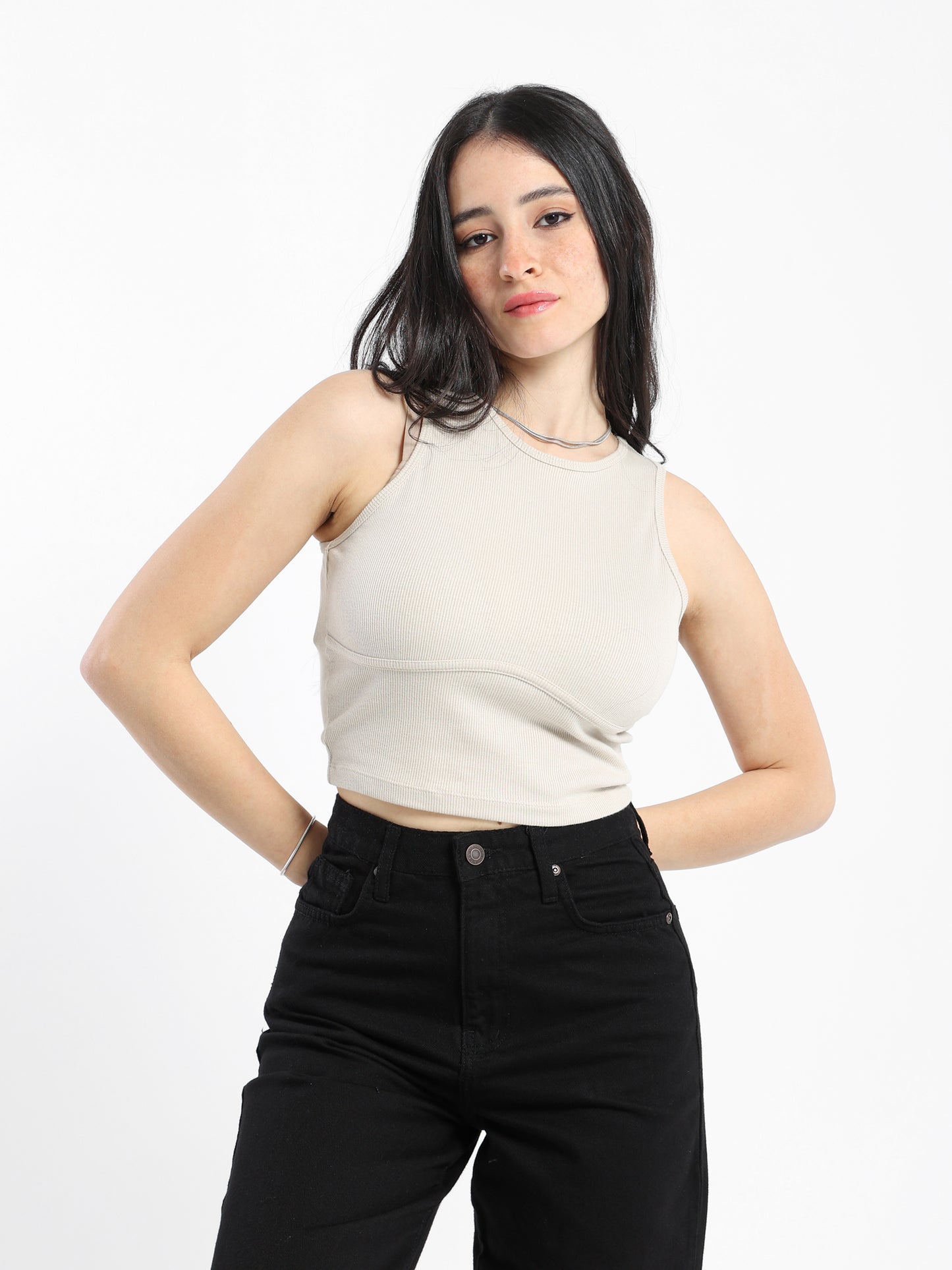 Sleeveless Corset Top - Outlet