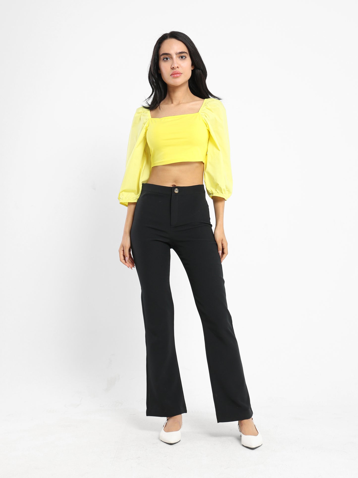 Poplin Sleeve Top - Outlet