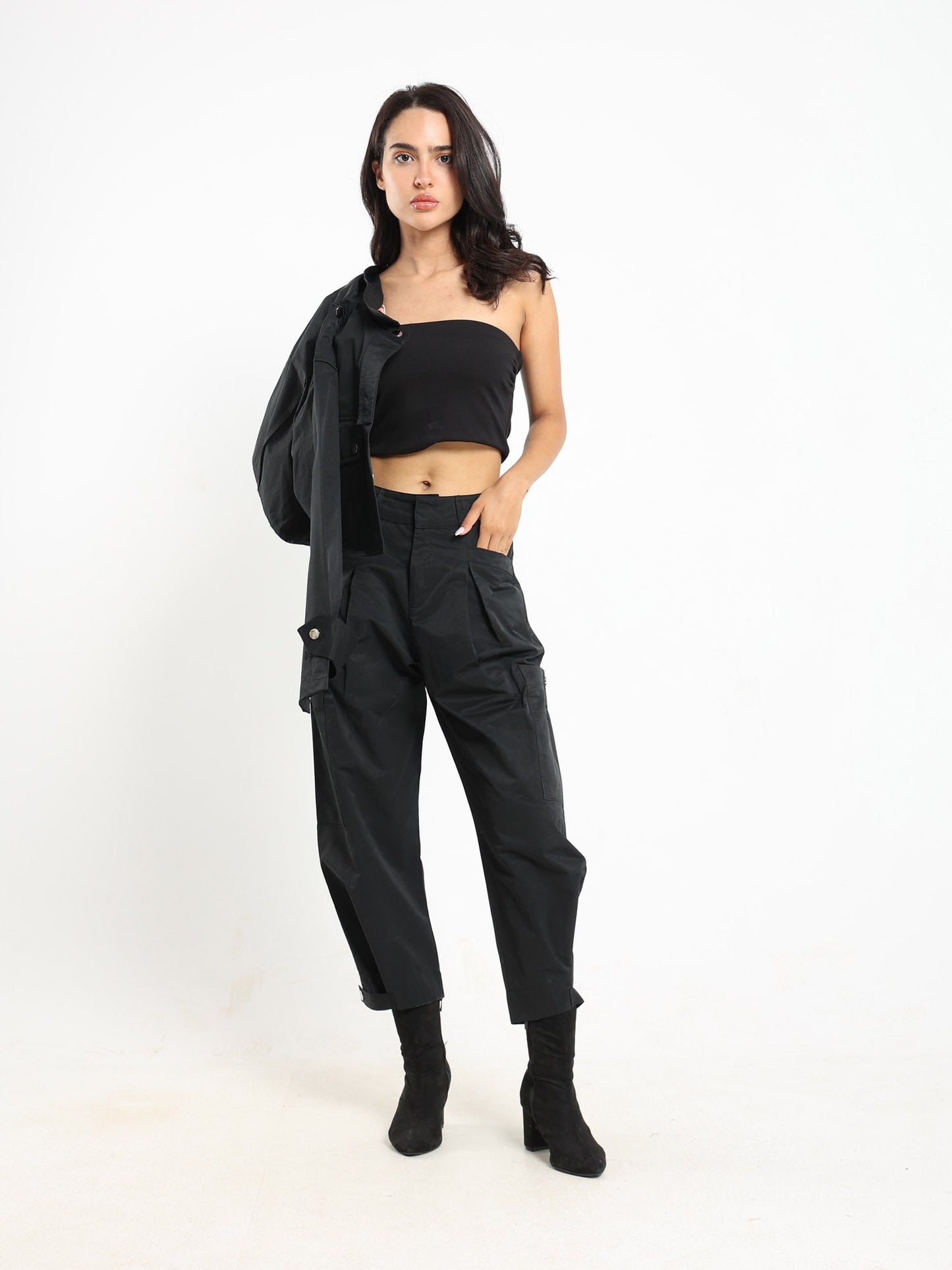 Cropped Utility Jacket