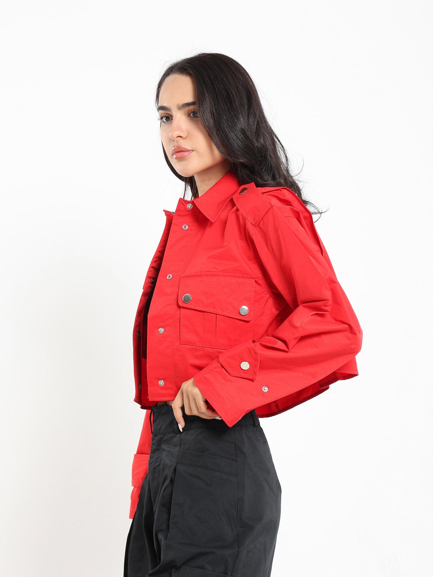 Cropped Utility Jacket