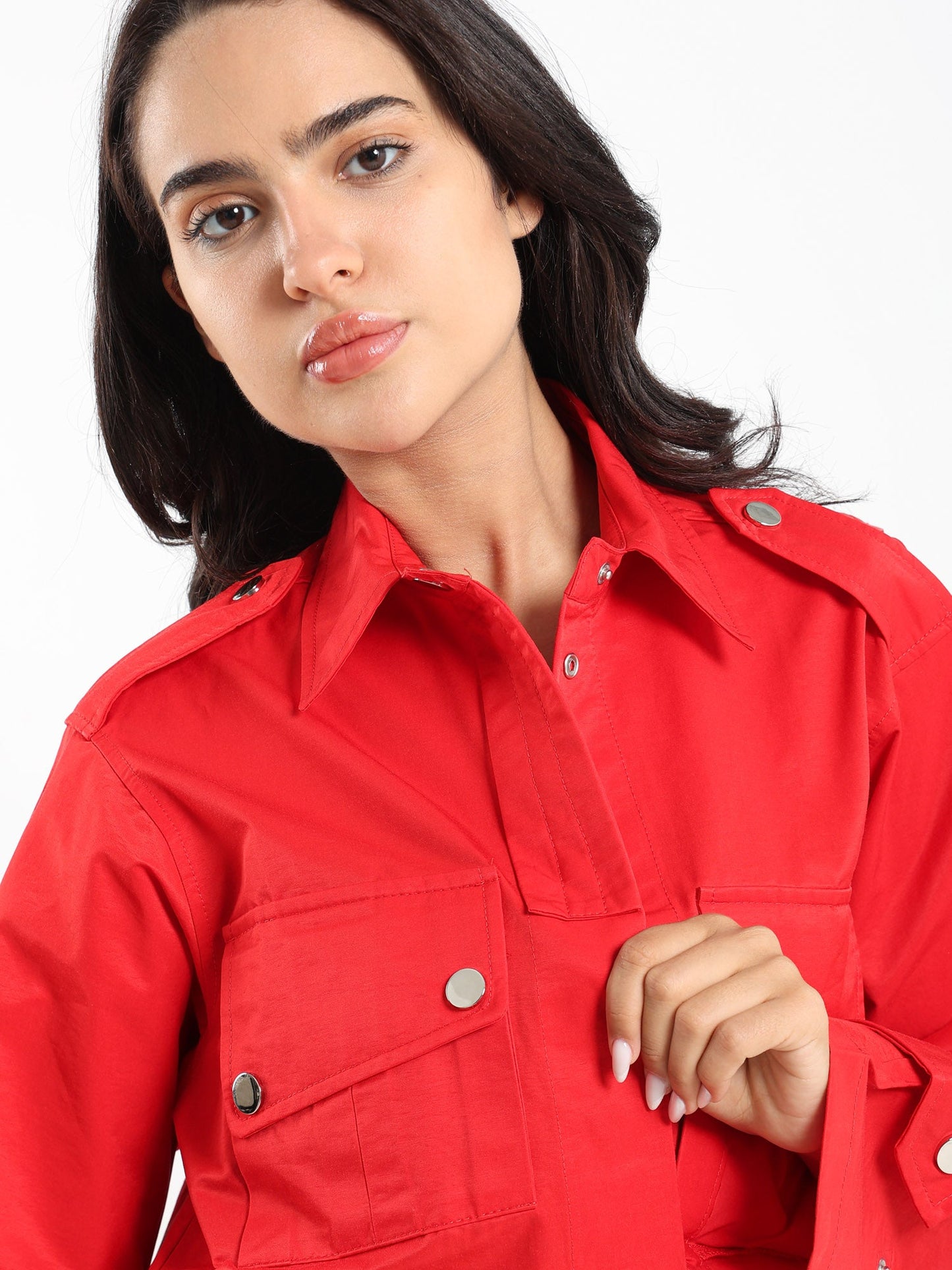 Cropped Utility Jacket