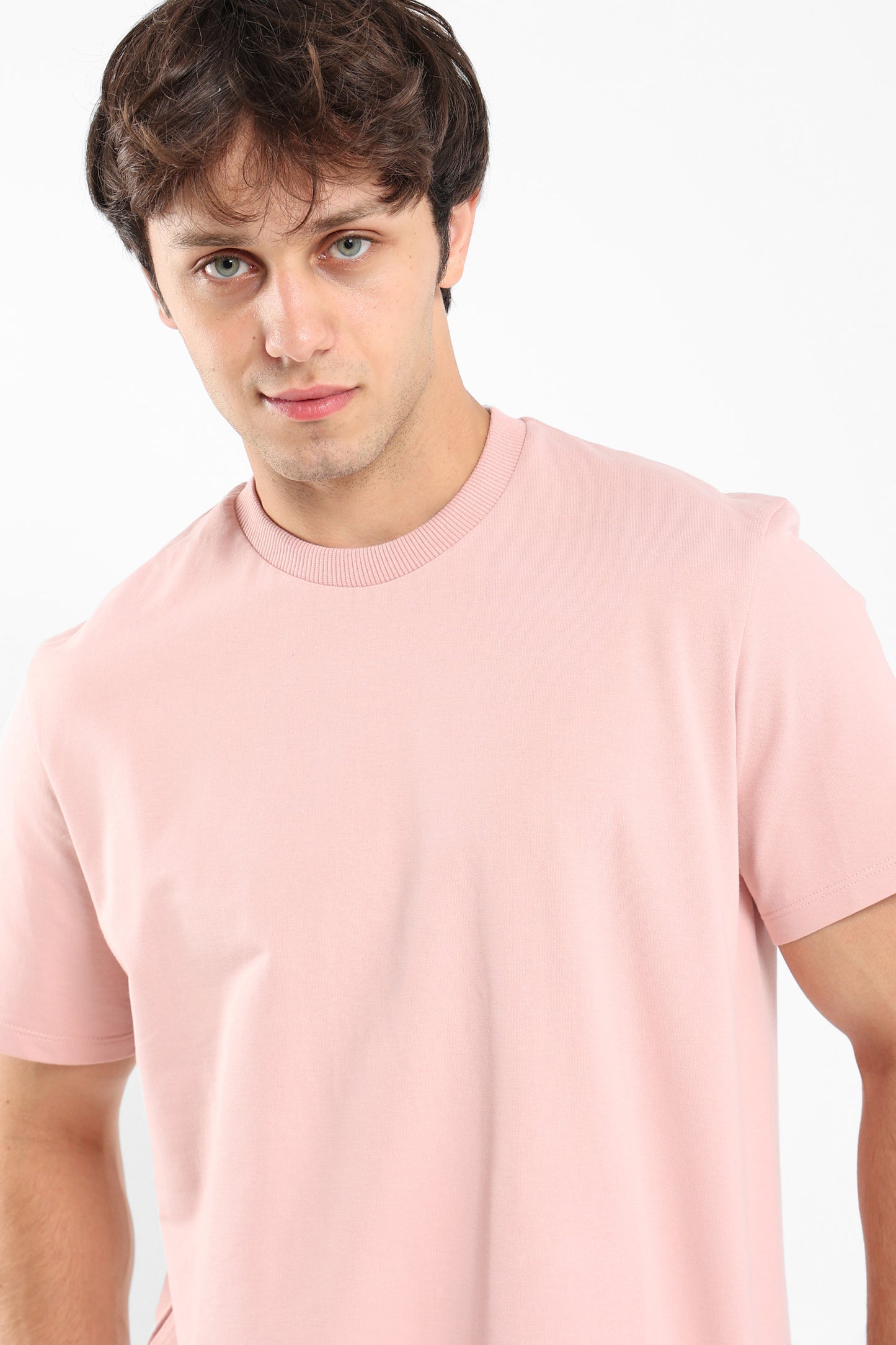 T-Shirt Relaxed R-Neck Melton Longer Sleeves - Outlet