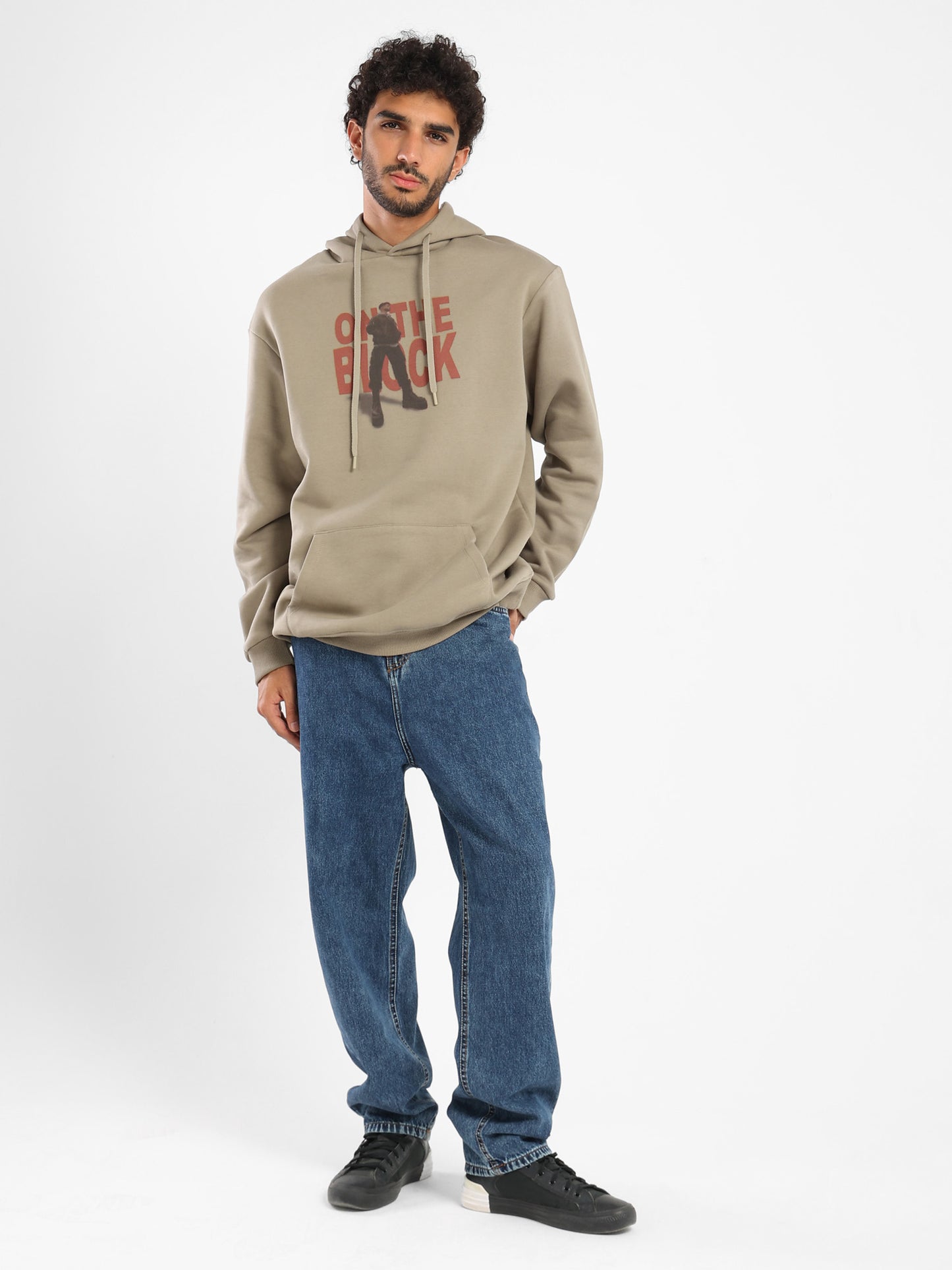 On the Block Print Hoodie - Outlet