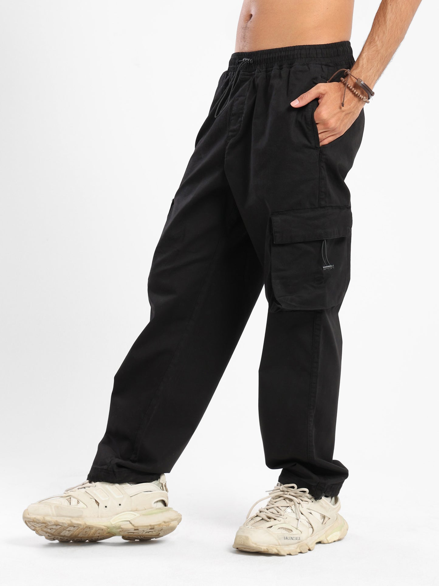 Pleated Parachute Pants - Outlet