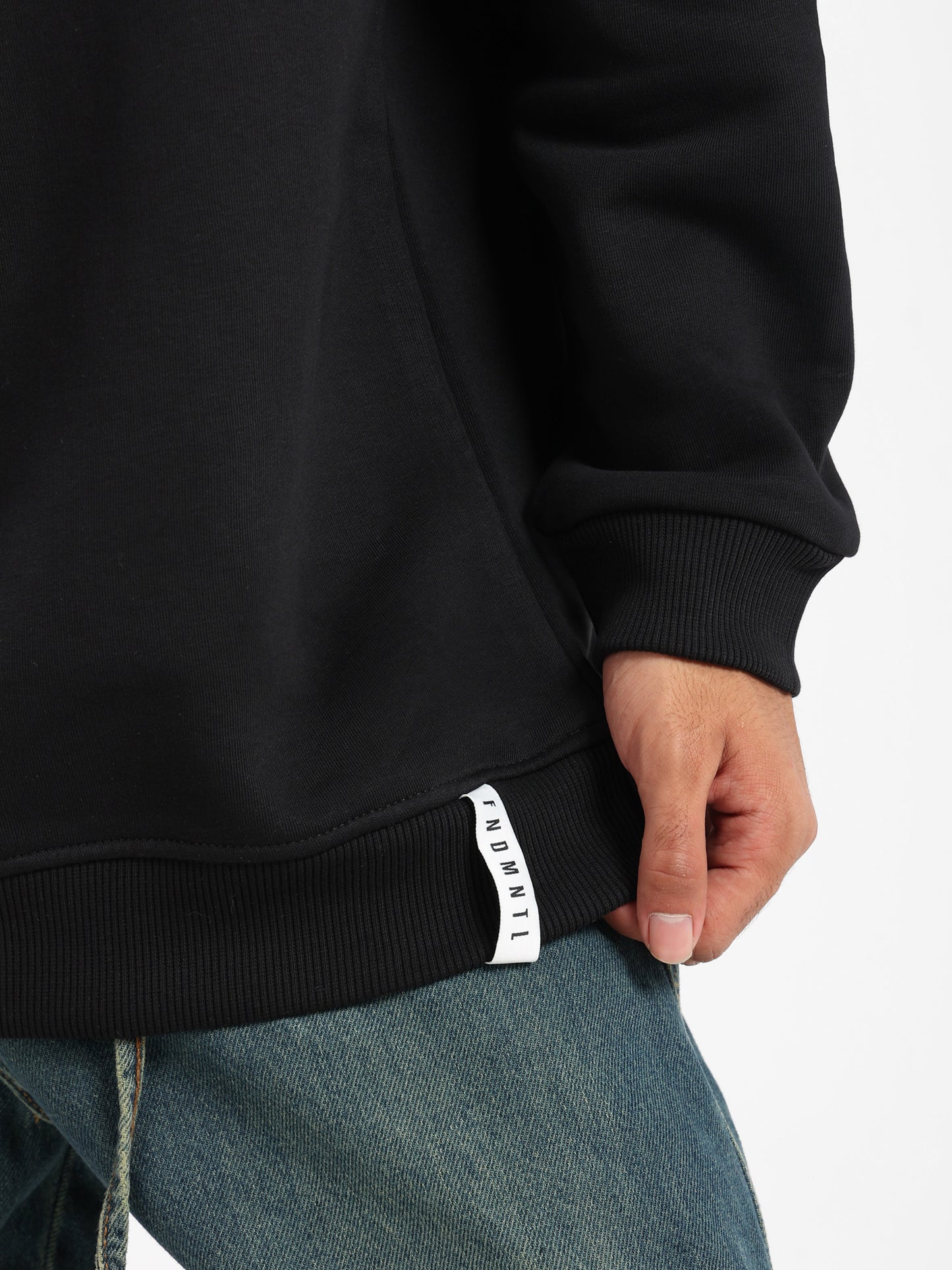 Round Neck Oversized Sweatshirt