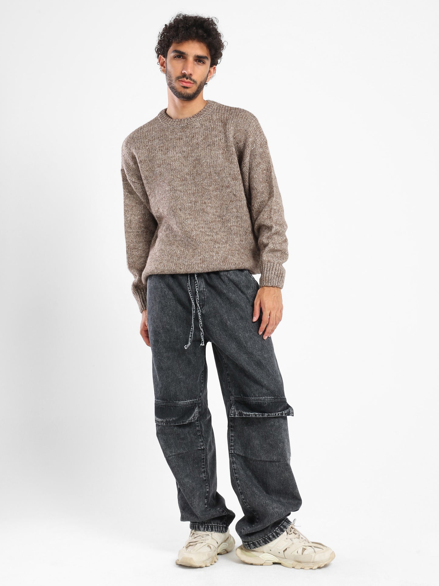 Relaxed Small Braided Pullover