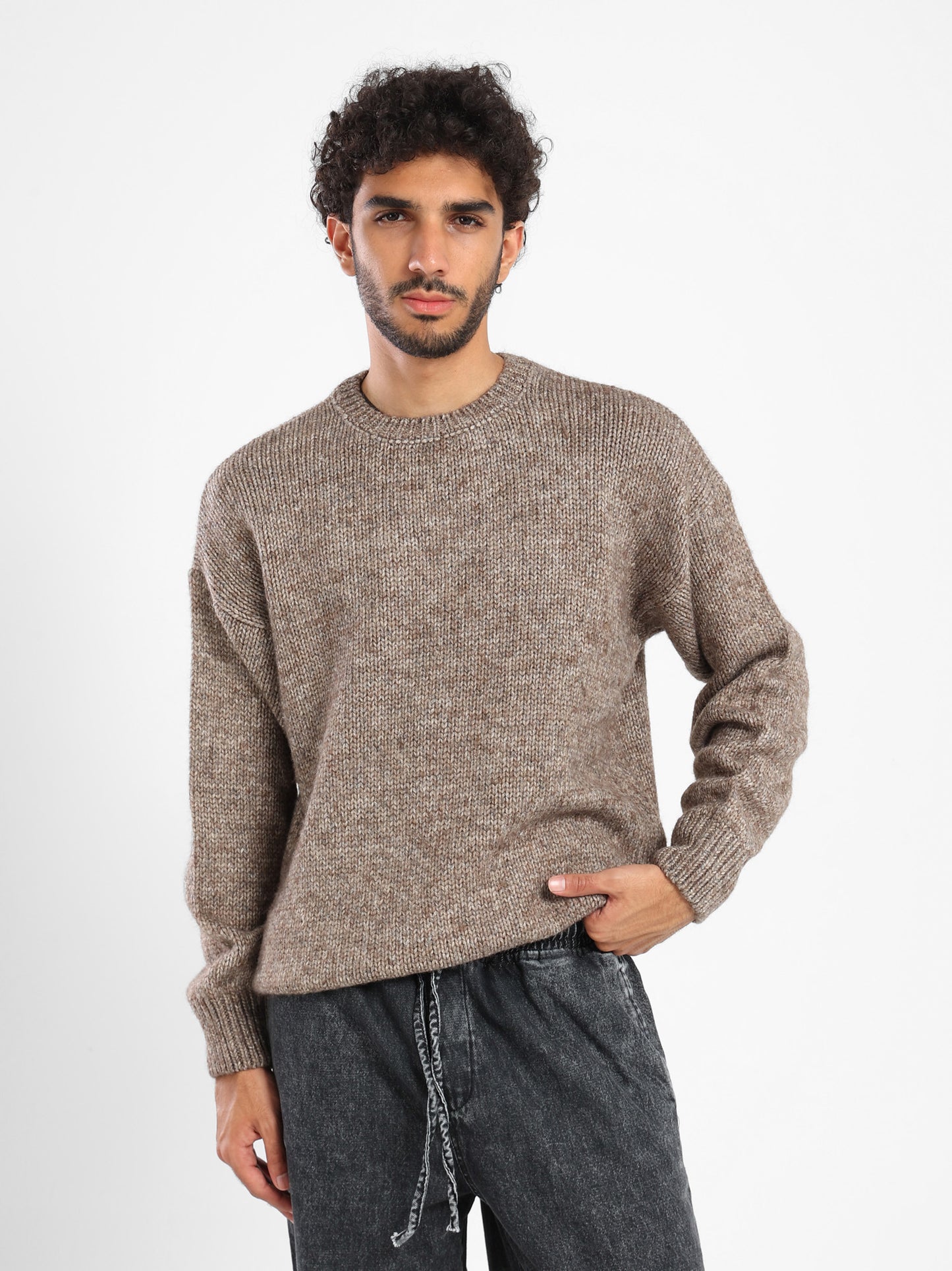 Relaxed Small Braided Pullover