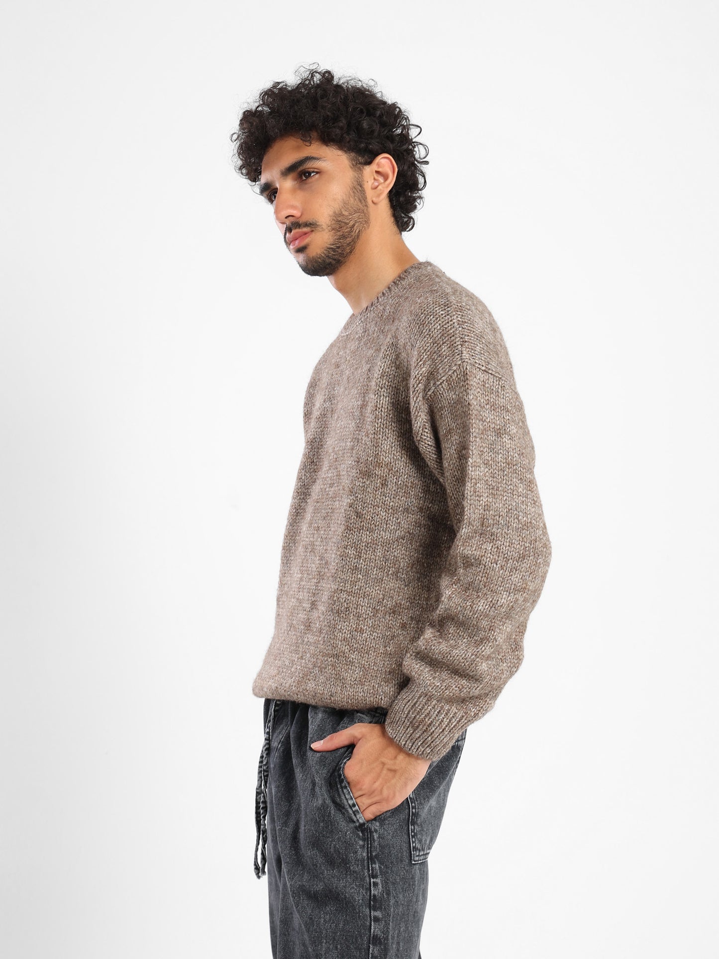 Relaxed Small Braided Pullover