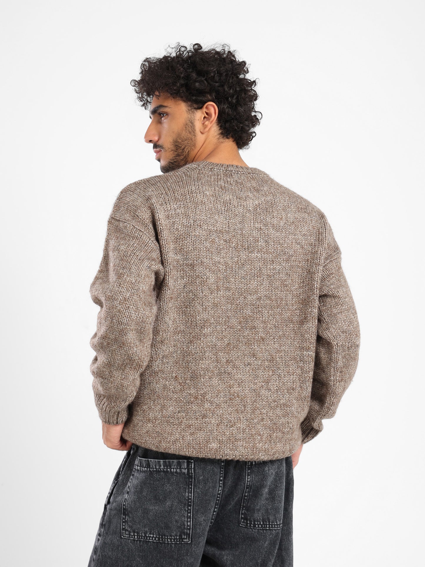 Relaxed Small Braided Pullover
