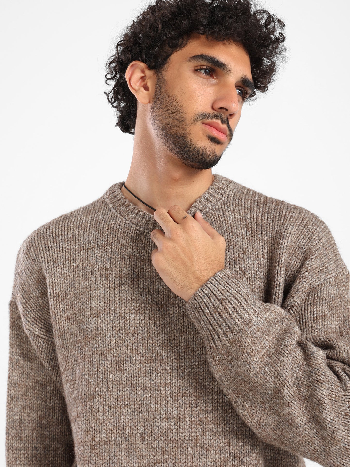 Relaxed Small Braided Pullover