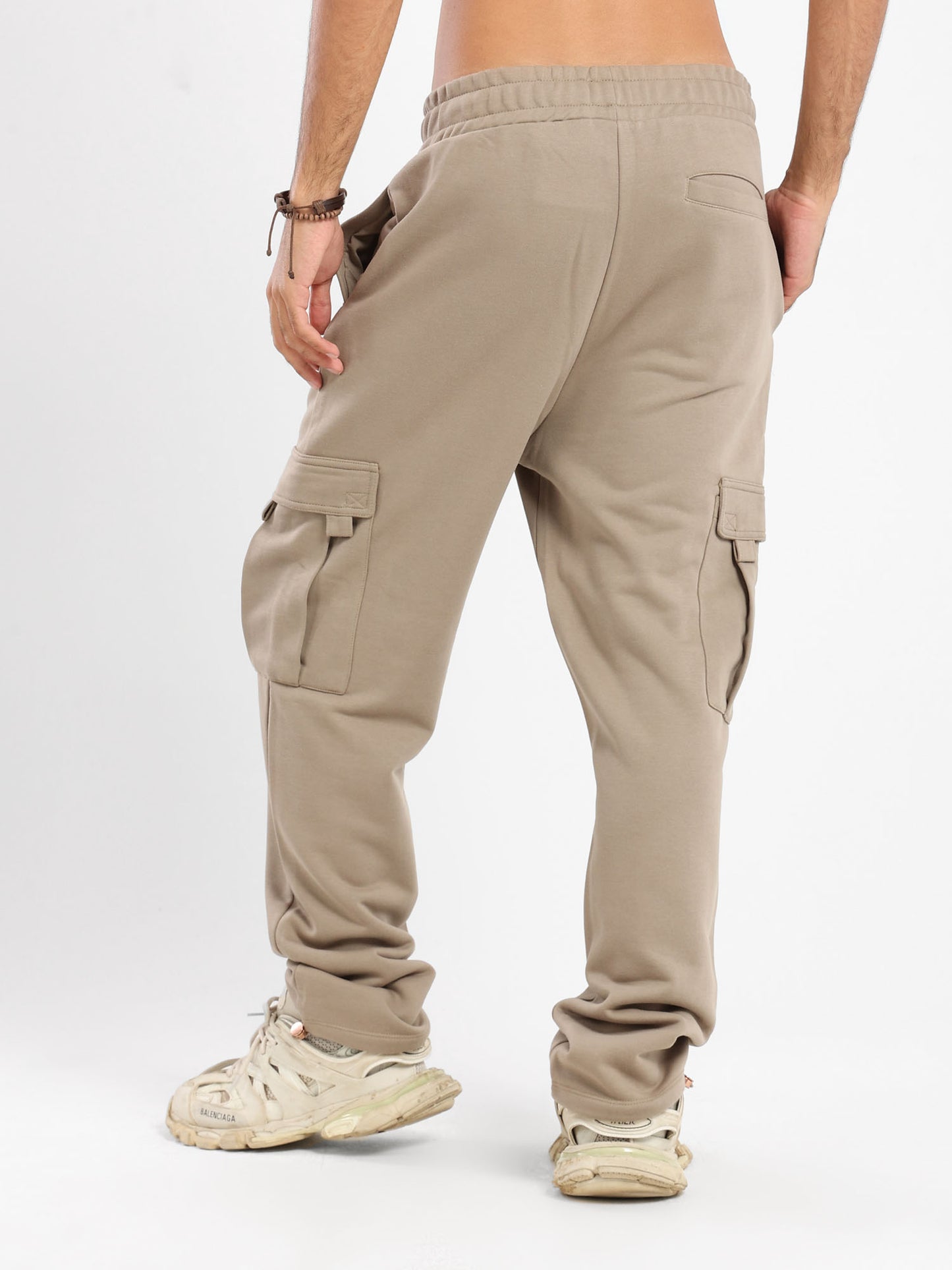 Asymmetrical Drawstring Loose Sweatpants - Outlet