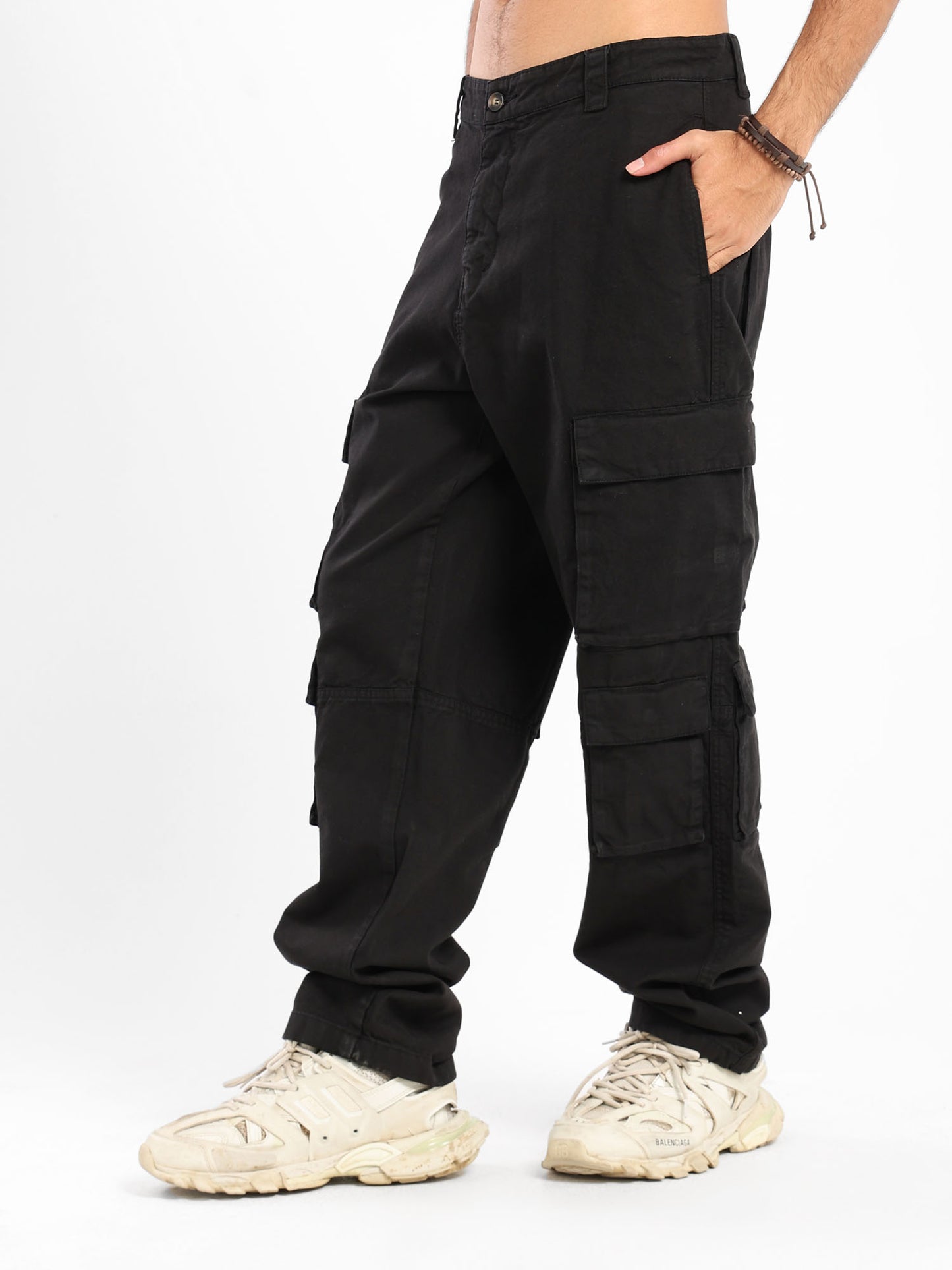 Loose Fit Cargo Pants - Outlet