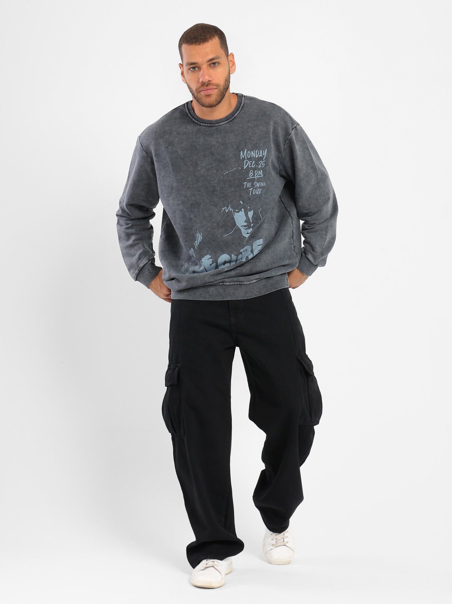 Baggy Jeans With Side Pocket - Outlet