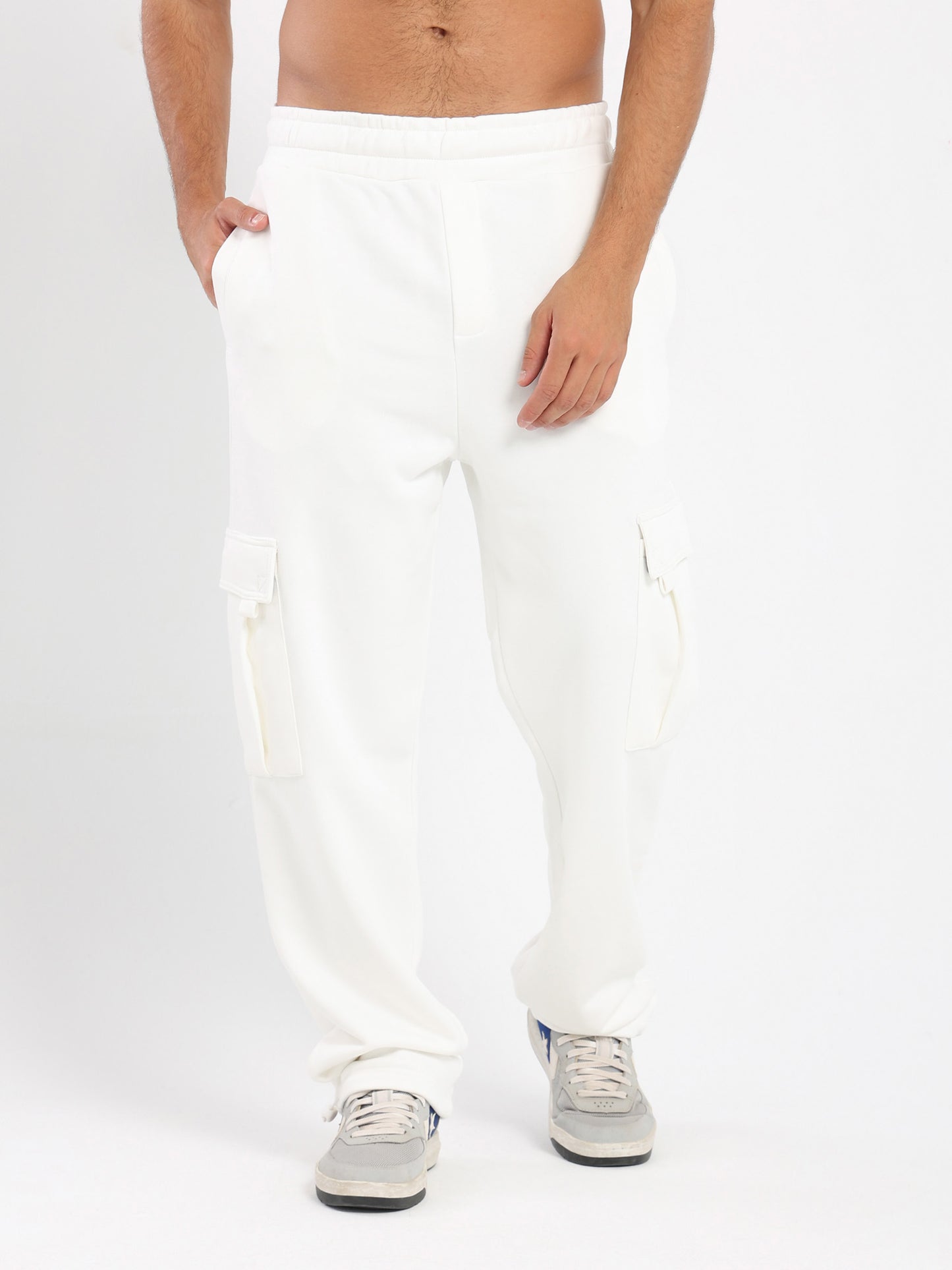Asymmetrical Drawstring Loose Sweatpants - Outlet
