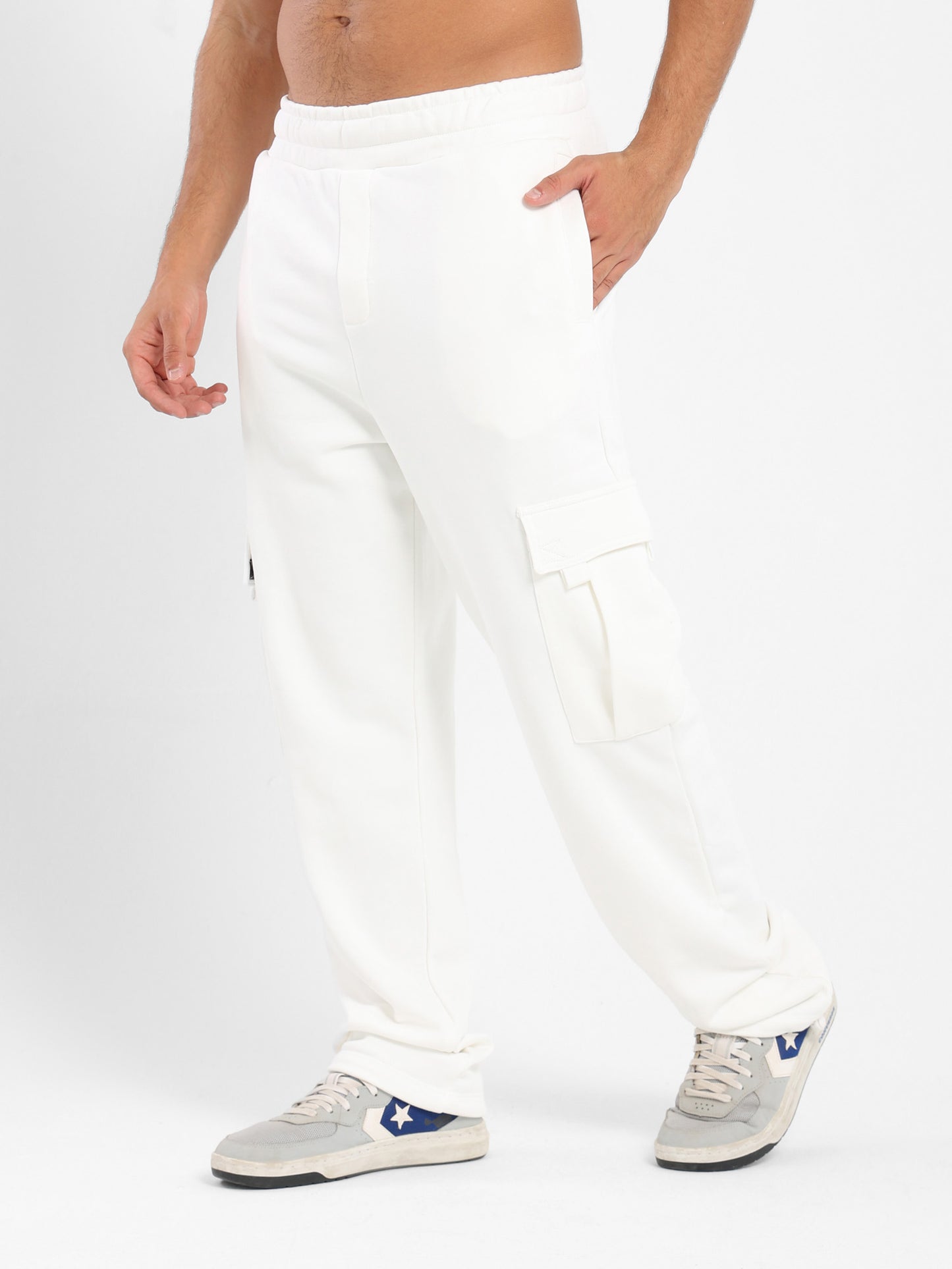 Asymmetrical Drawstring Loose Sweatpants - Outlet