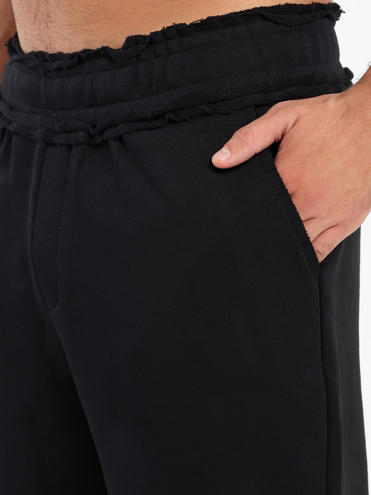 Loose Unfinished Sweatpants