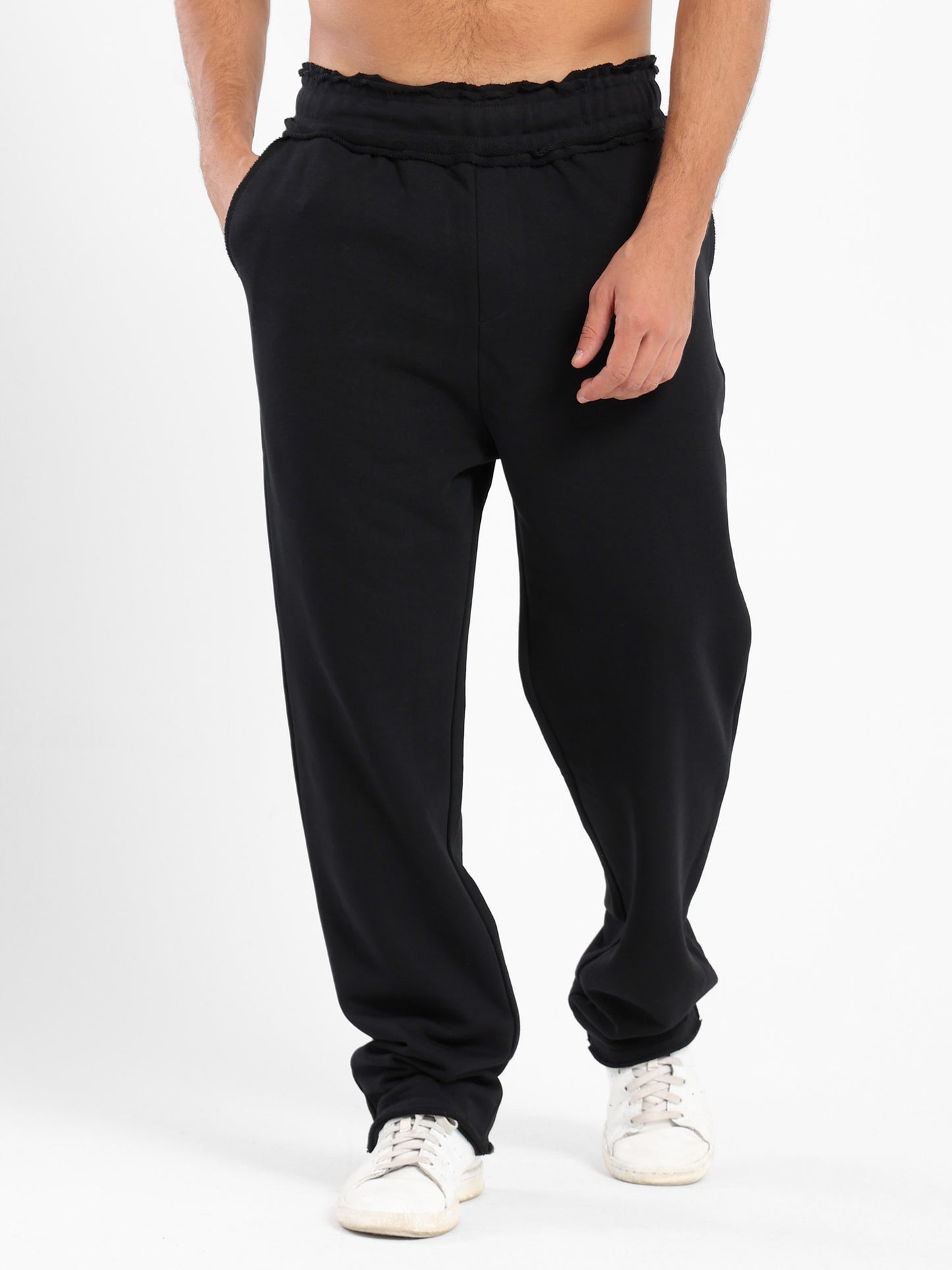 Loose Unfinished Sweatpants