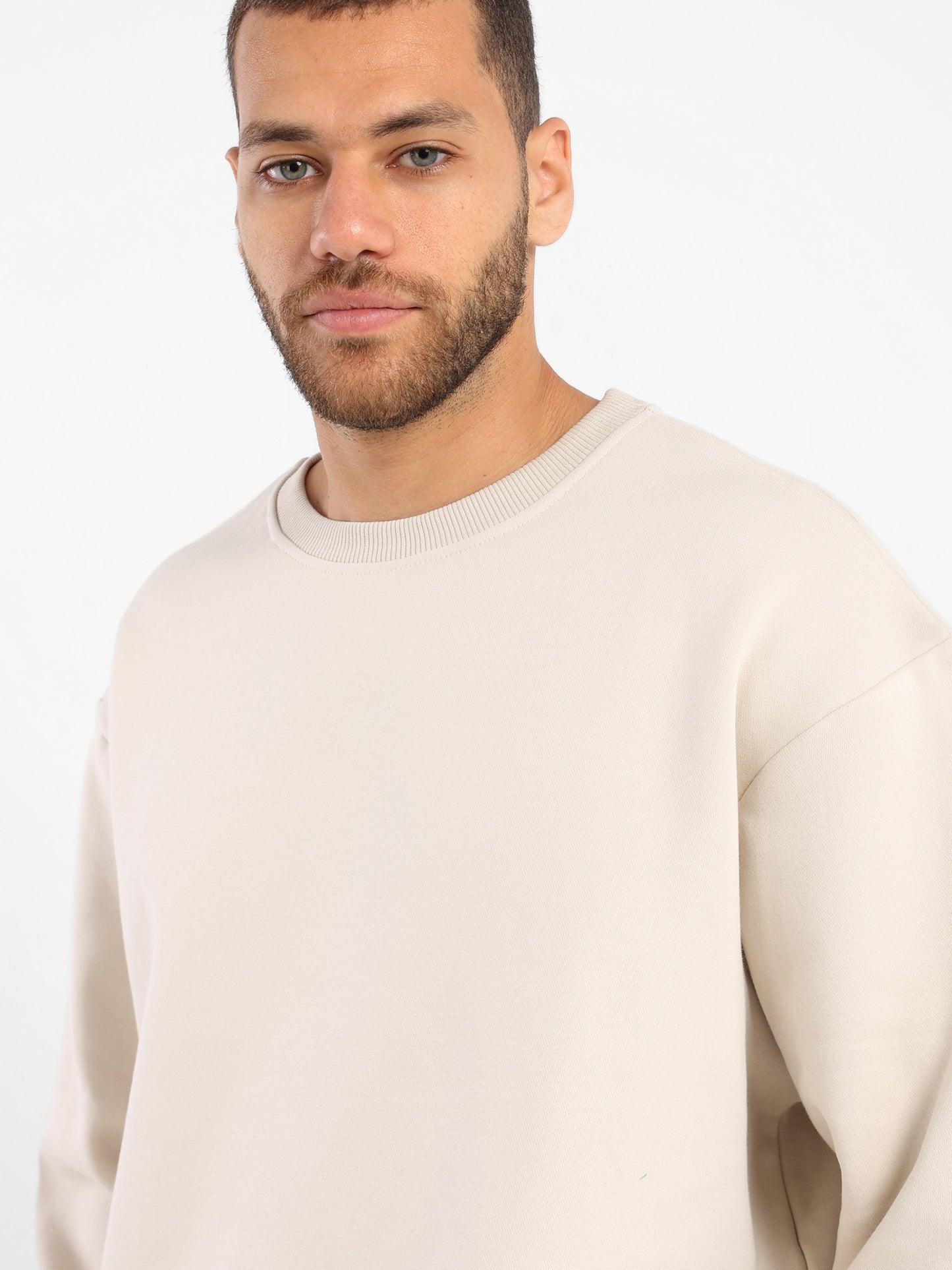 Round Neck Oversized Sweatshirt