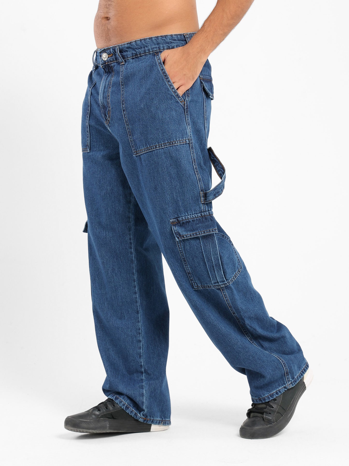 Relaxed Cargo Contrast Stitching - Outlet