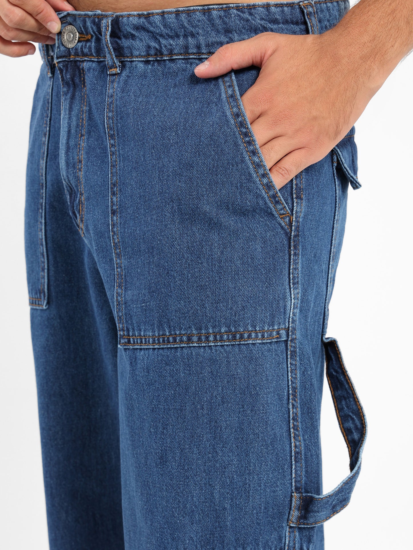 Relaxed Cargo Contrast Stitching - Outlet