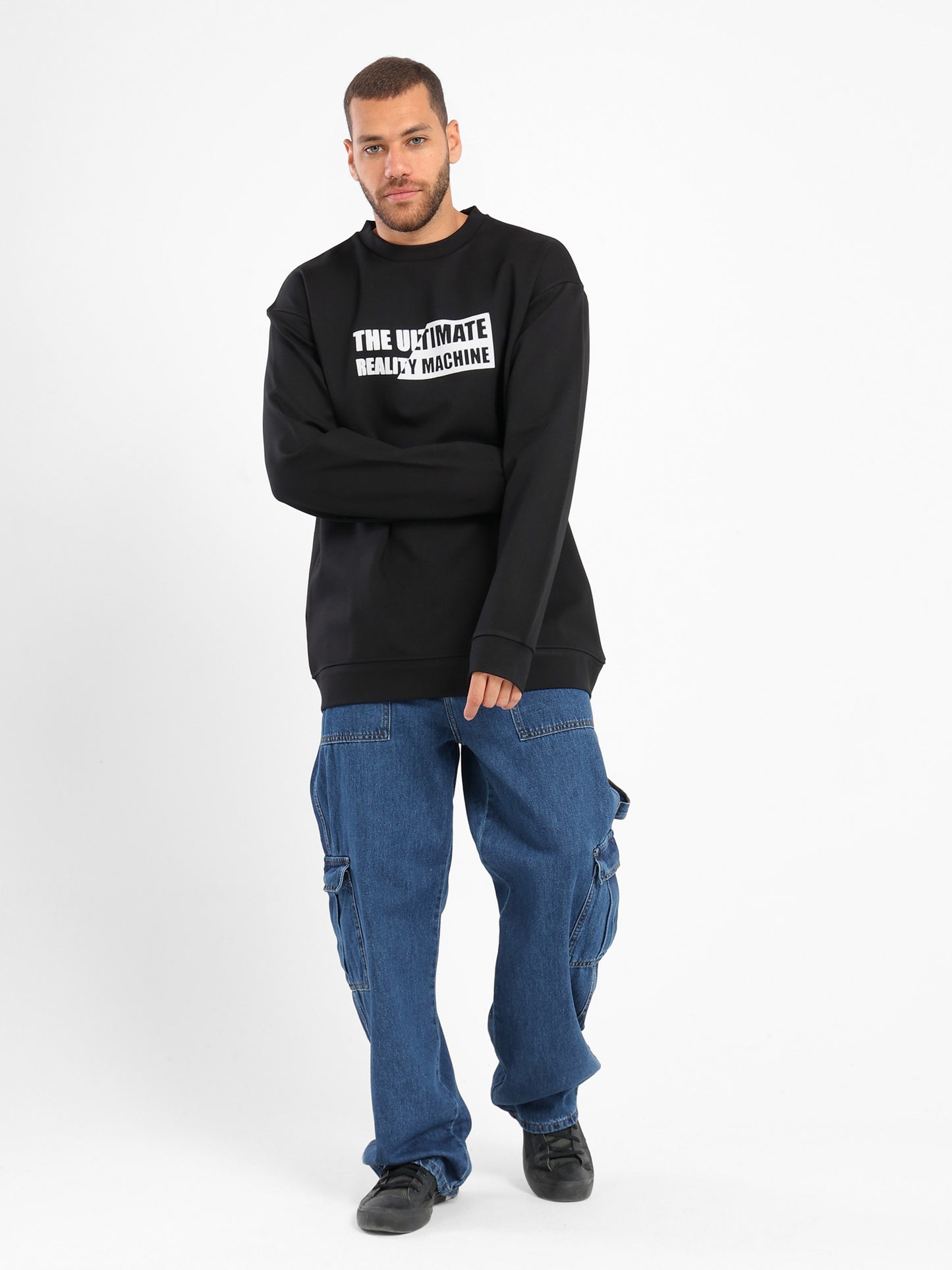 Ultimate Reality Transfer Print Regular Sweatshirt - Outlet