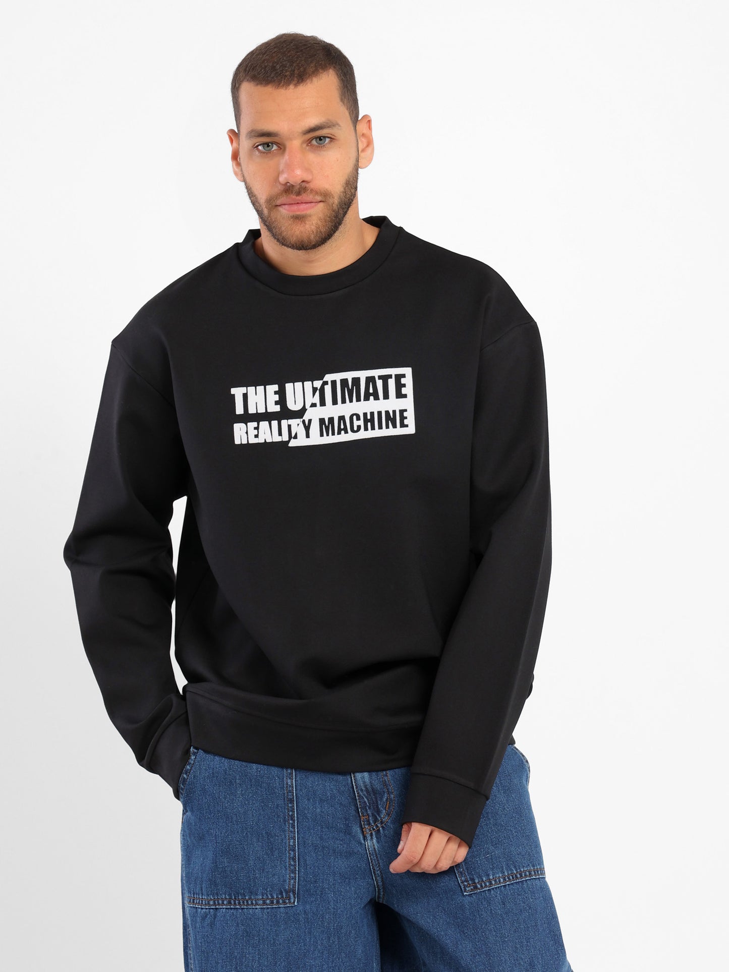 Ultimate Reality Transfer Print Regular Sweatshirt - Outlet