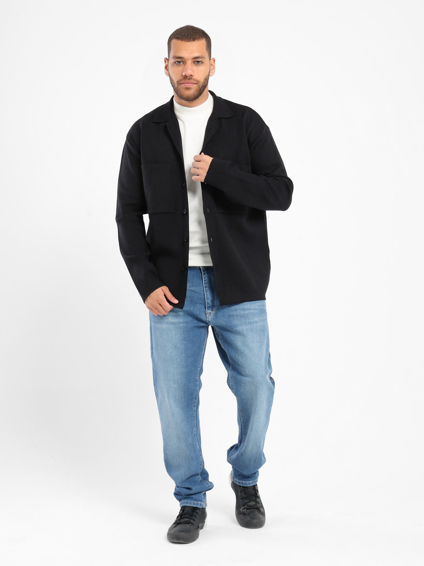 Button Up Tricot Ls Shirt