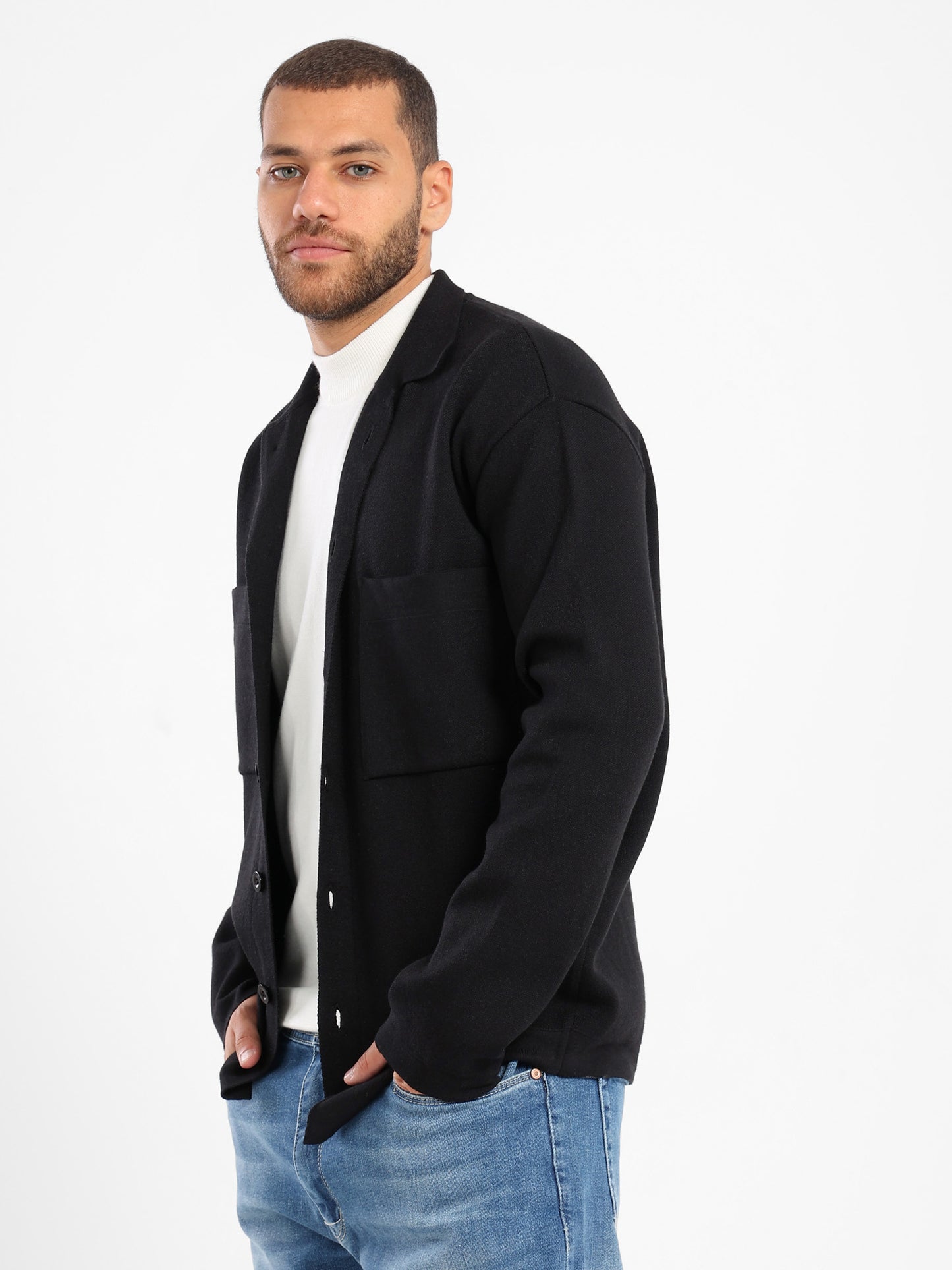 Button Up Tricot Ls Shirt
