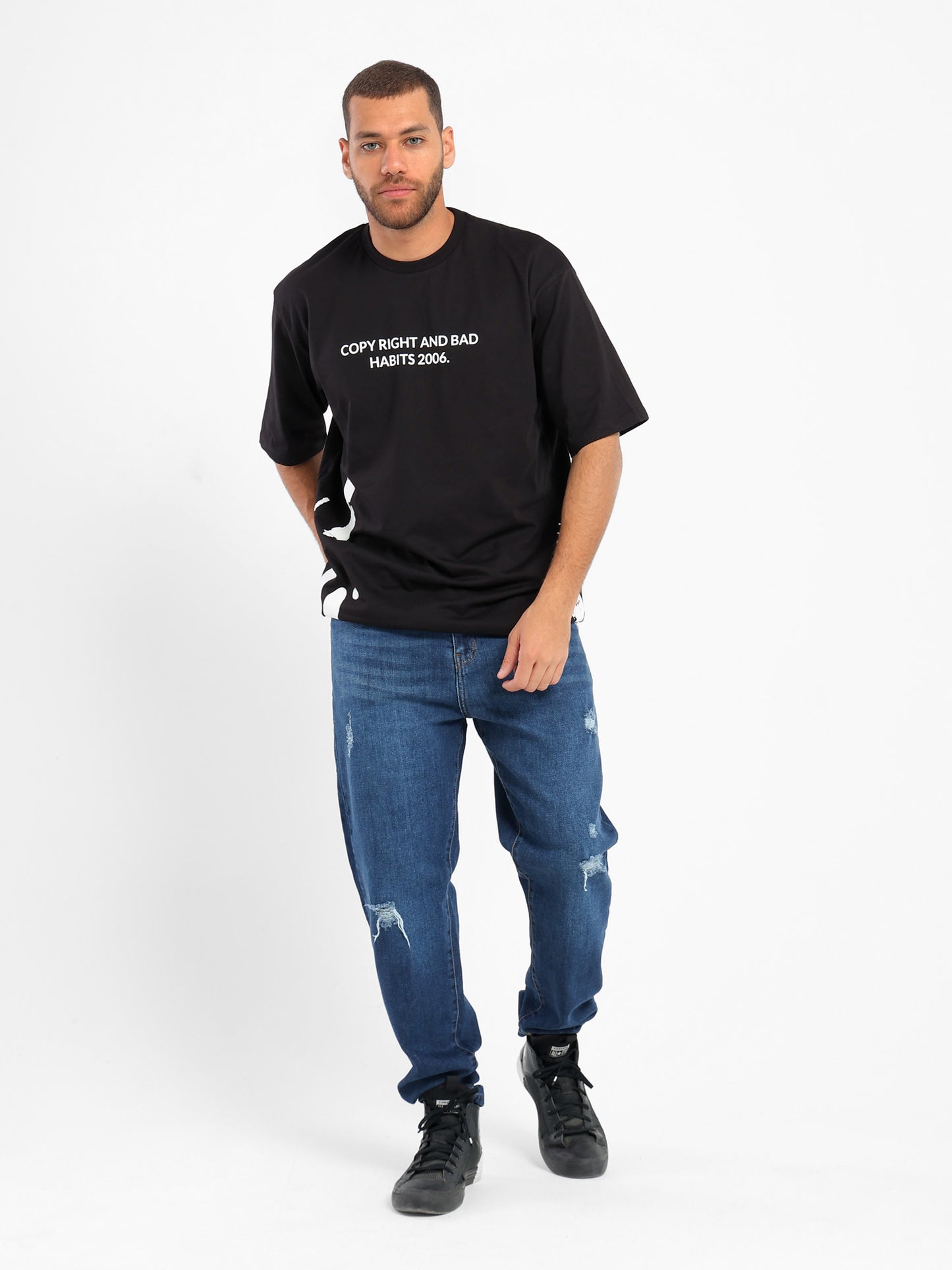 Copy Right And Bad Habits T-Shirt - Outlet