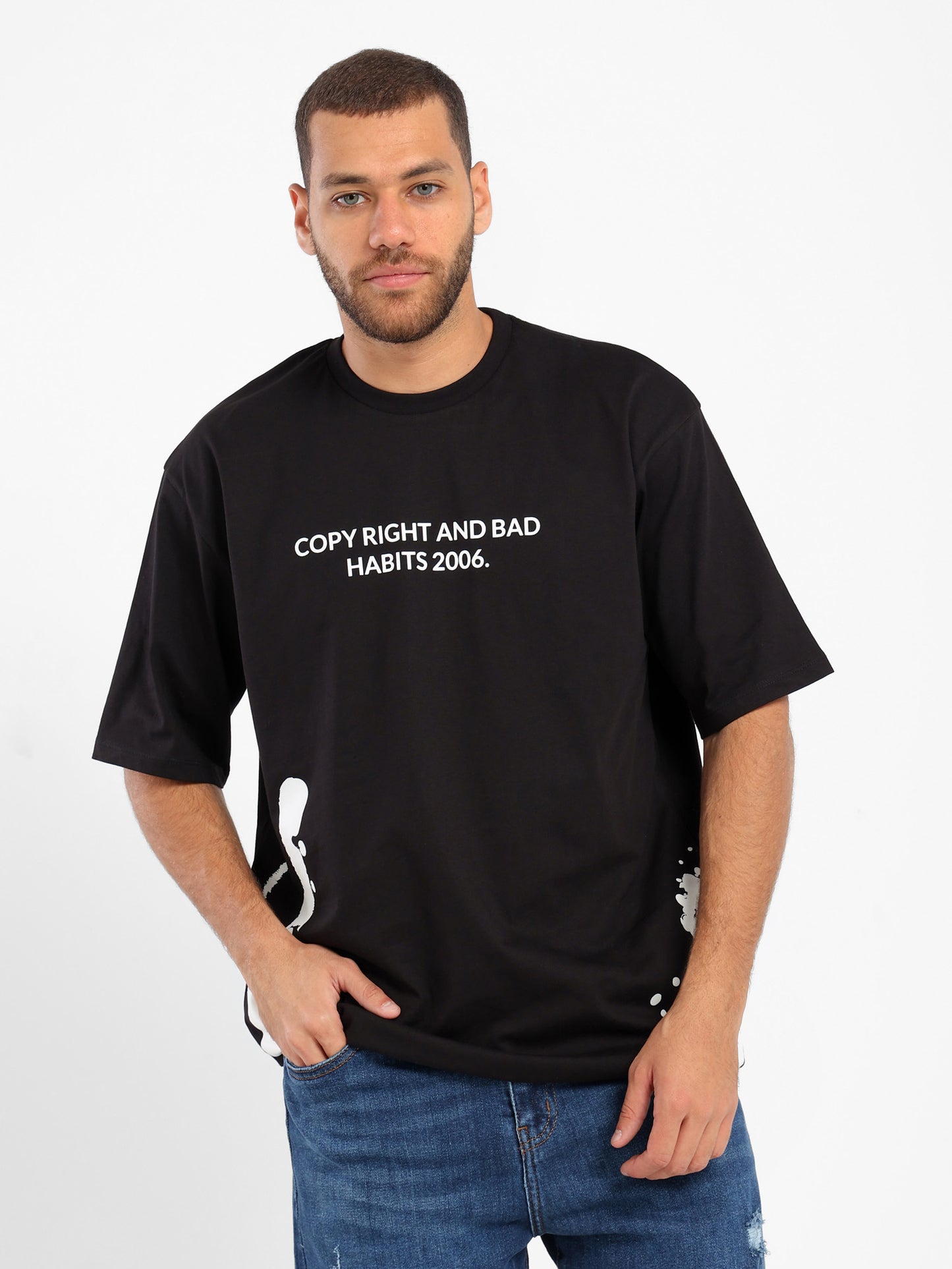 Copy Right And Bad Habits T-Shirt - Outlet