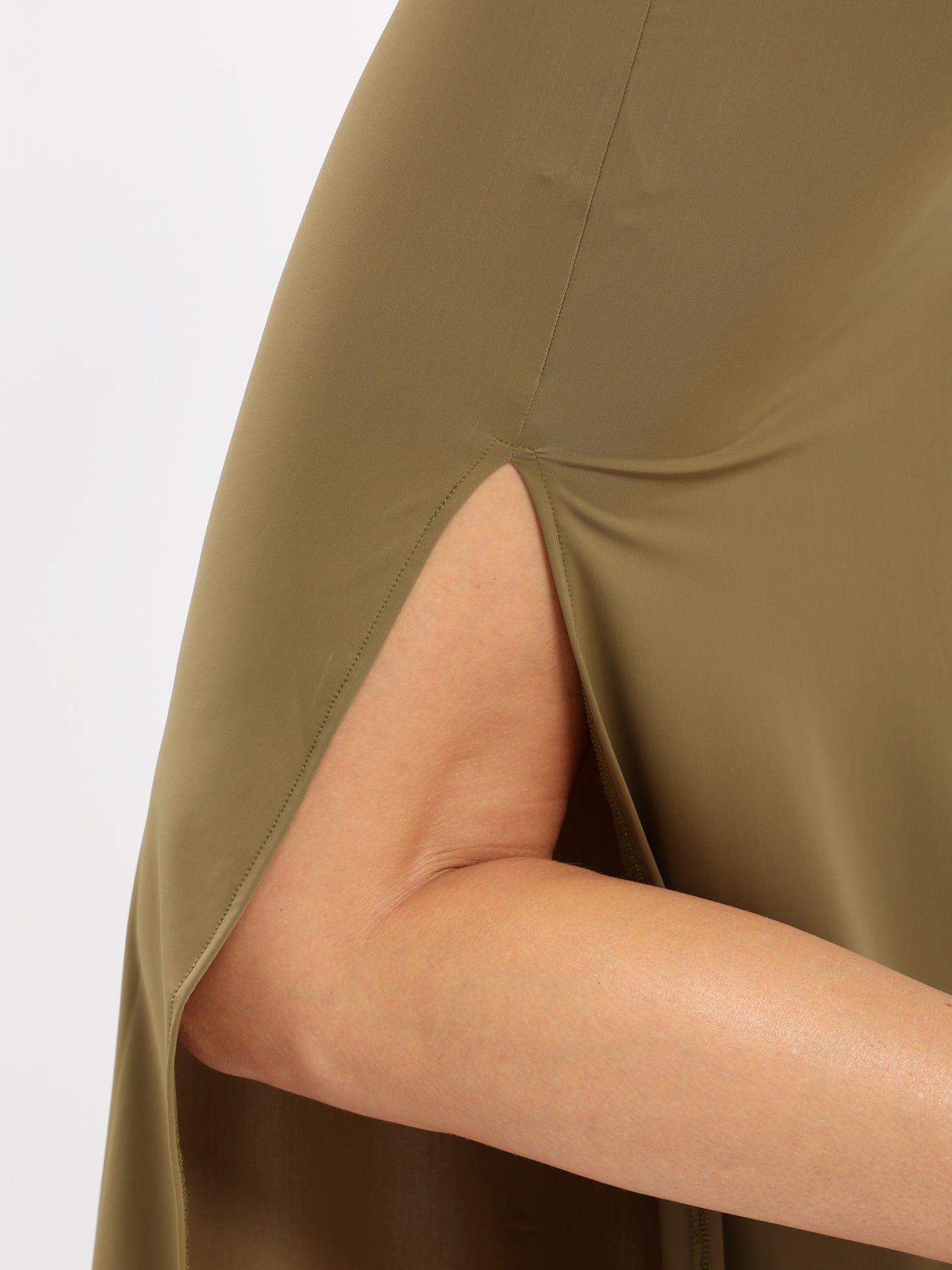 Straight Long Knitted Skirt - Outlet