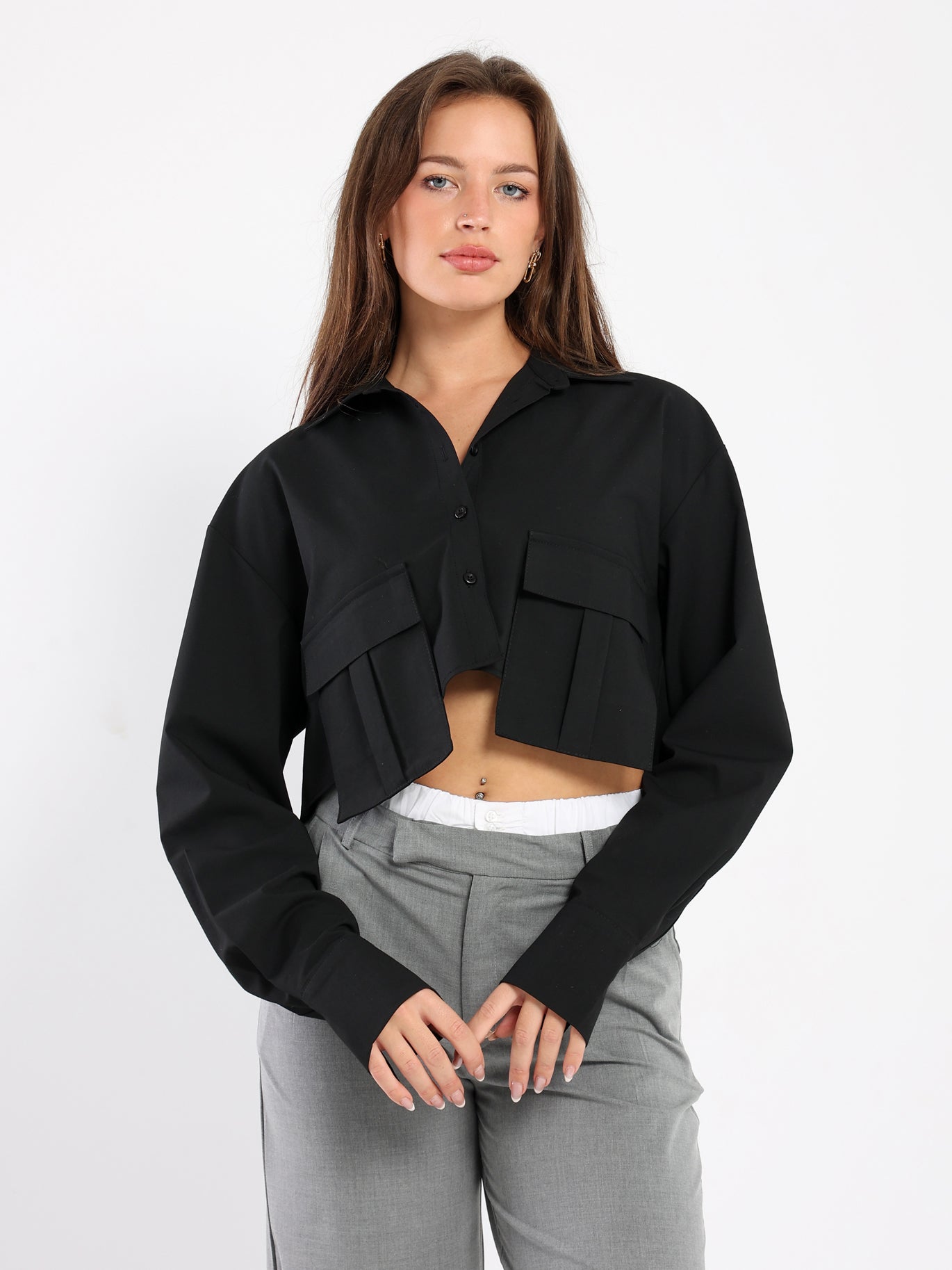 Woven Long Sleeve Shirt - Outlet