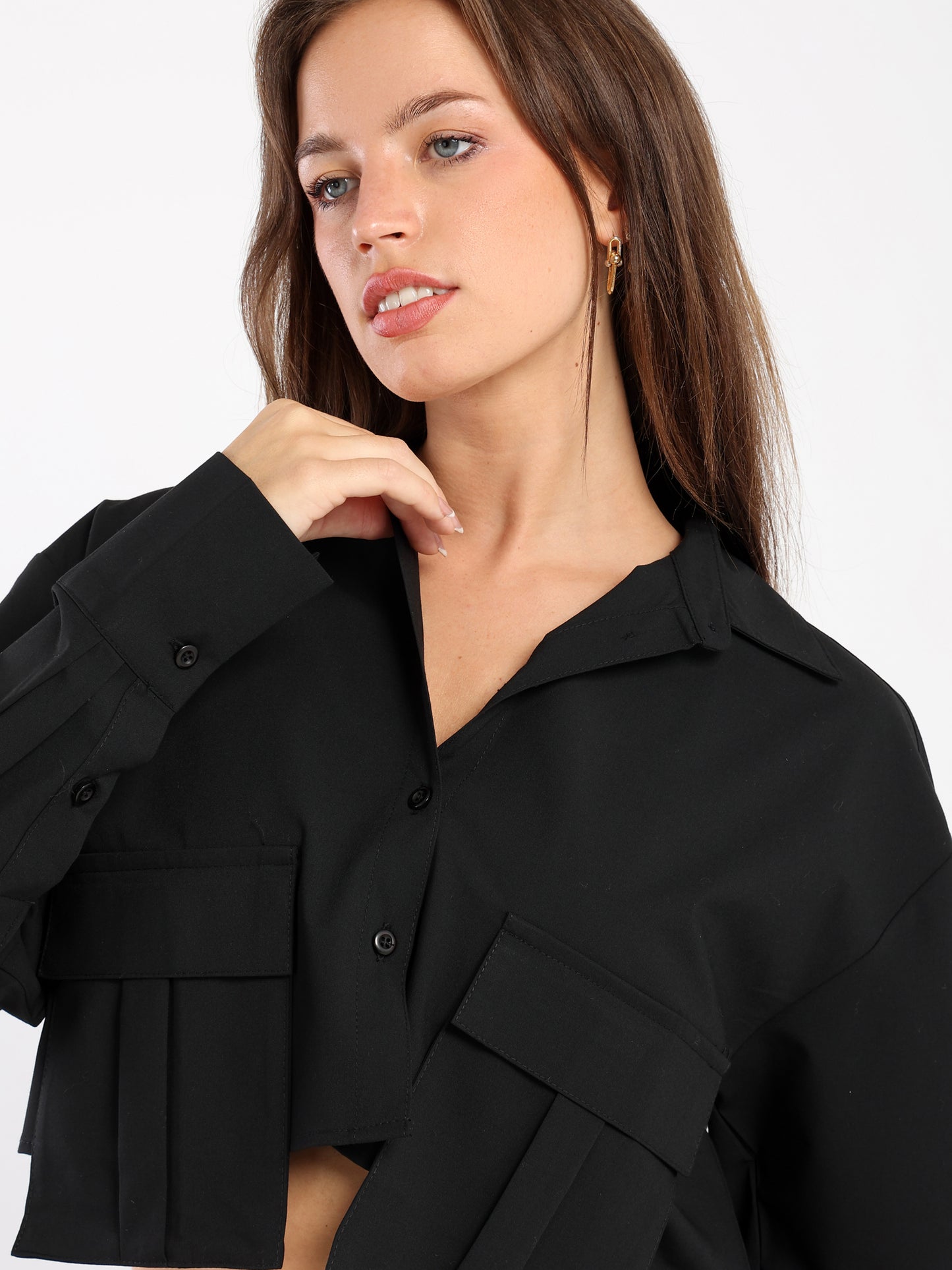 Woven Long Sleeve Shirt - Outlet