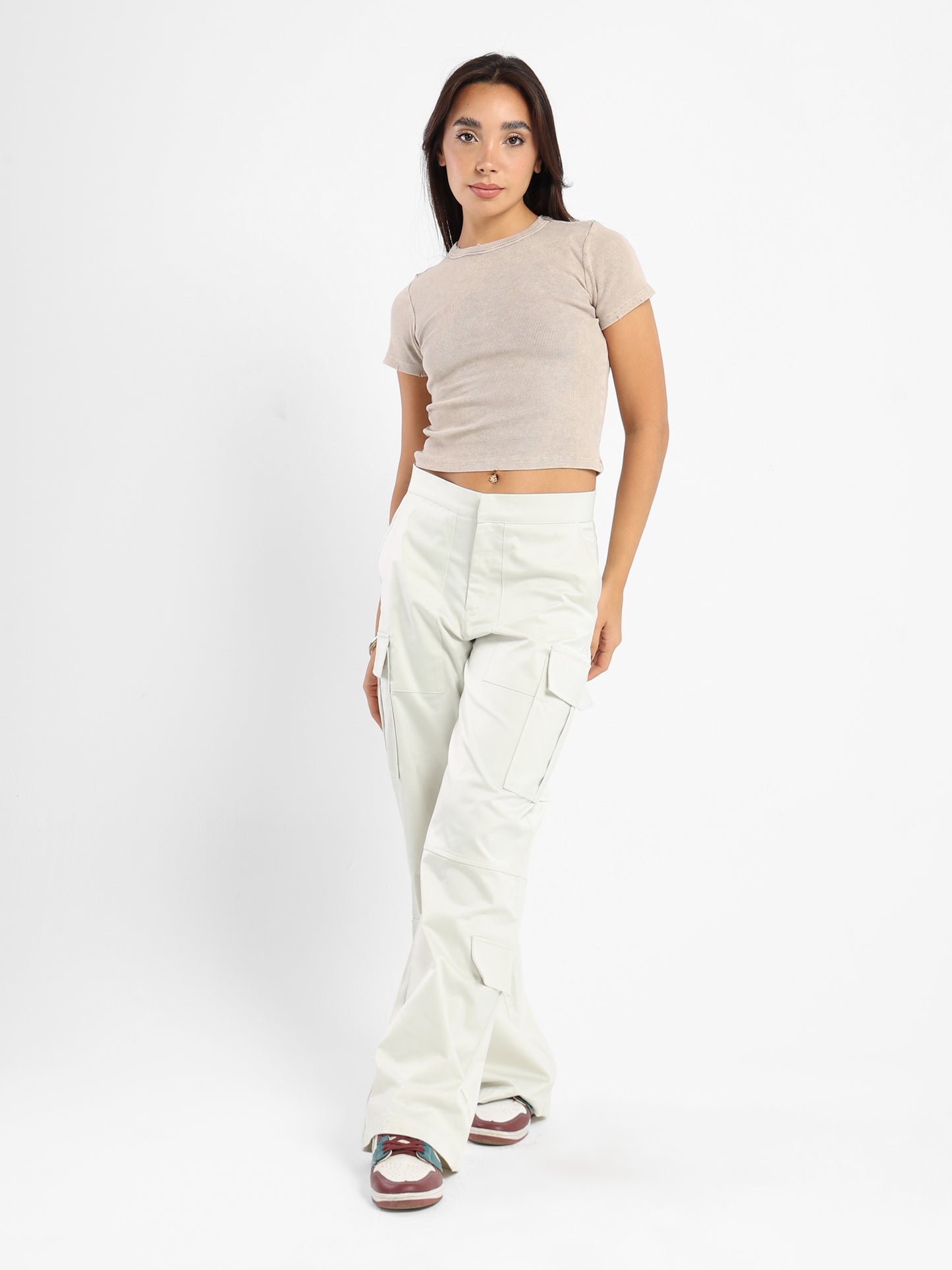 Washed Ribbed T-shirt