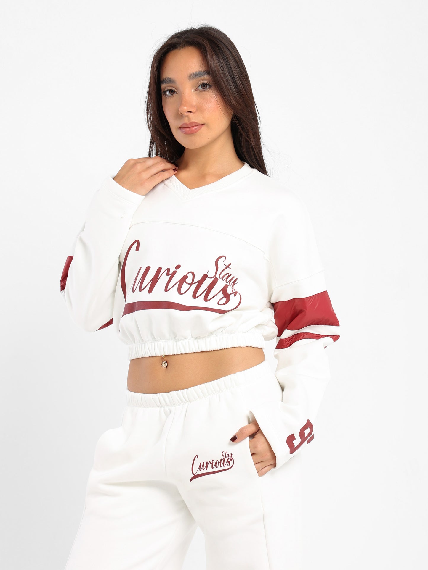 Loose Sweatshirt with Place Print