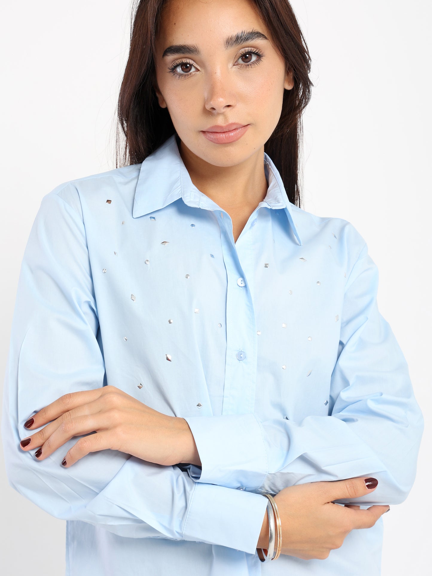 Cotton Long Sleeve Shirt - Outlet