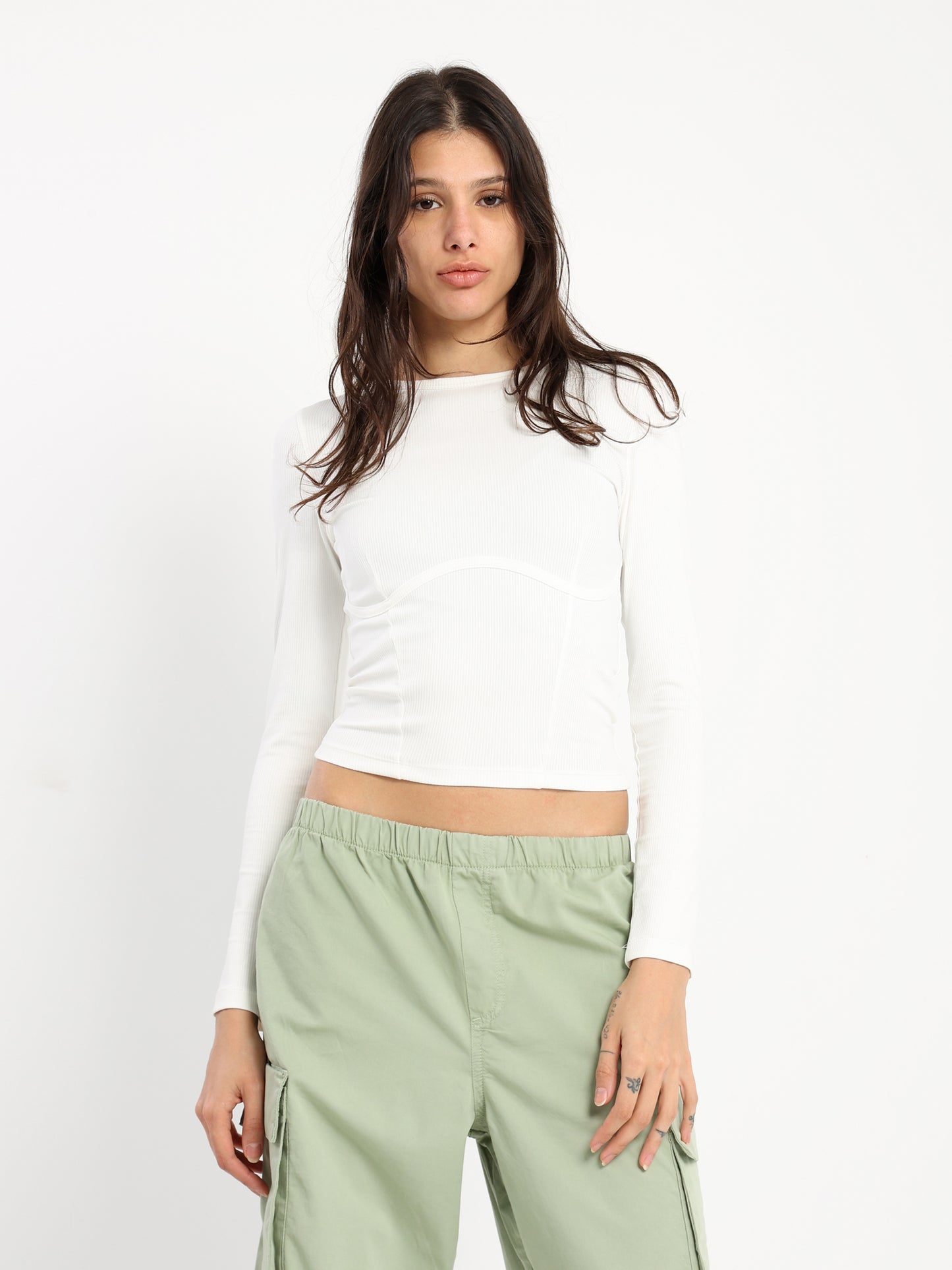 Fitted Long Sleeves Top