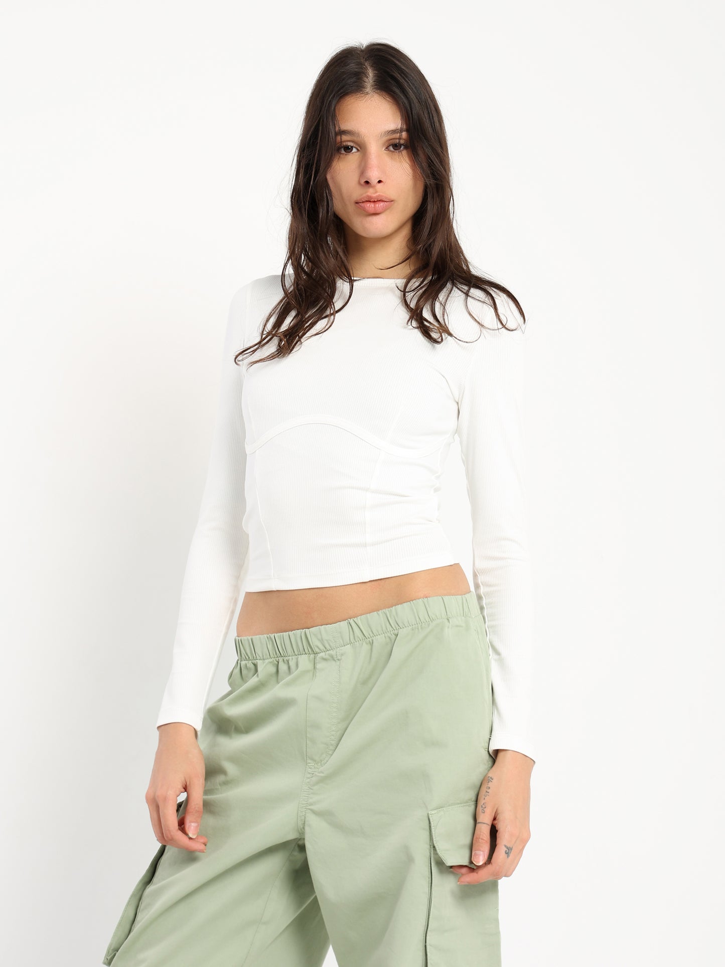 Fitted Long Sleeves Top