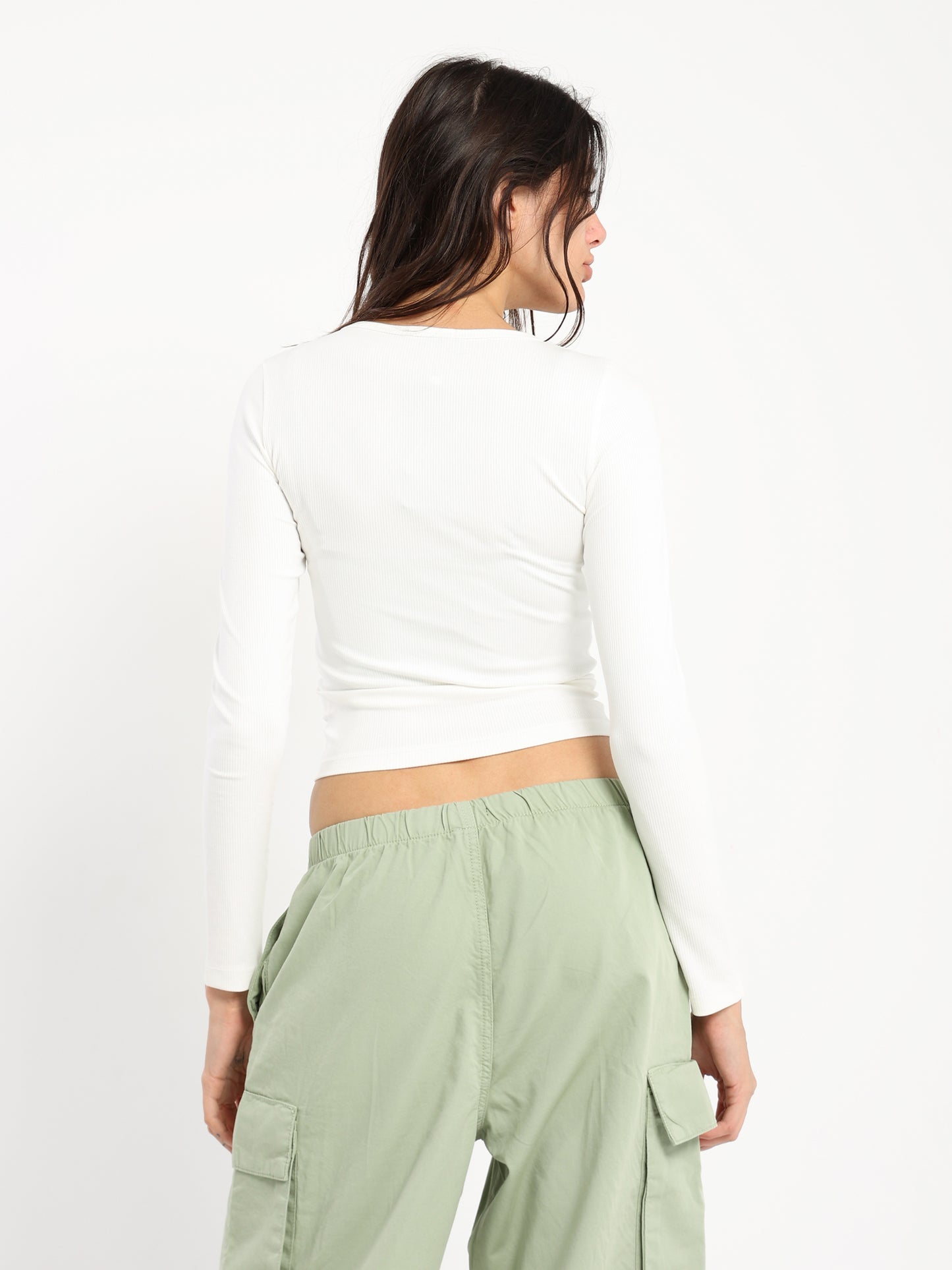 Fitted Long Sleeves Top