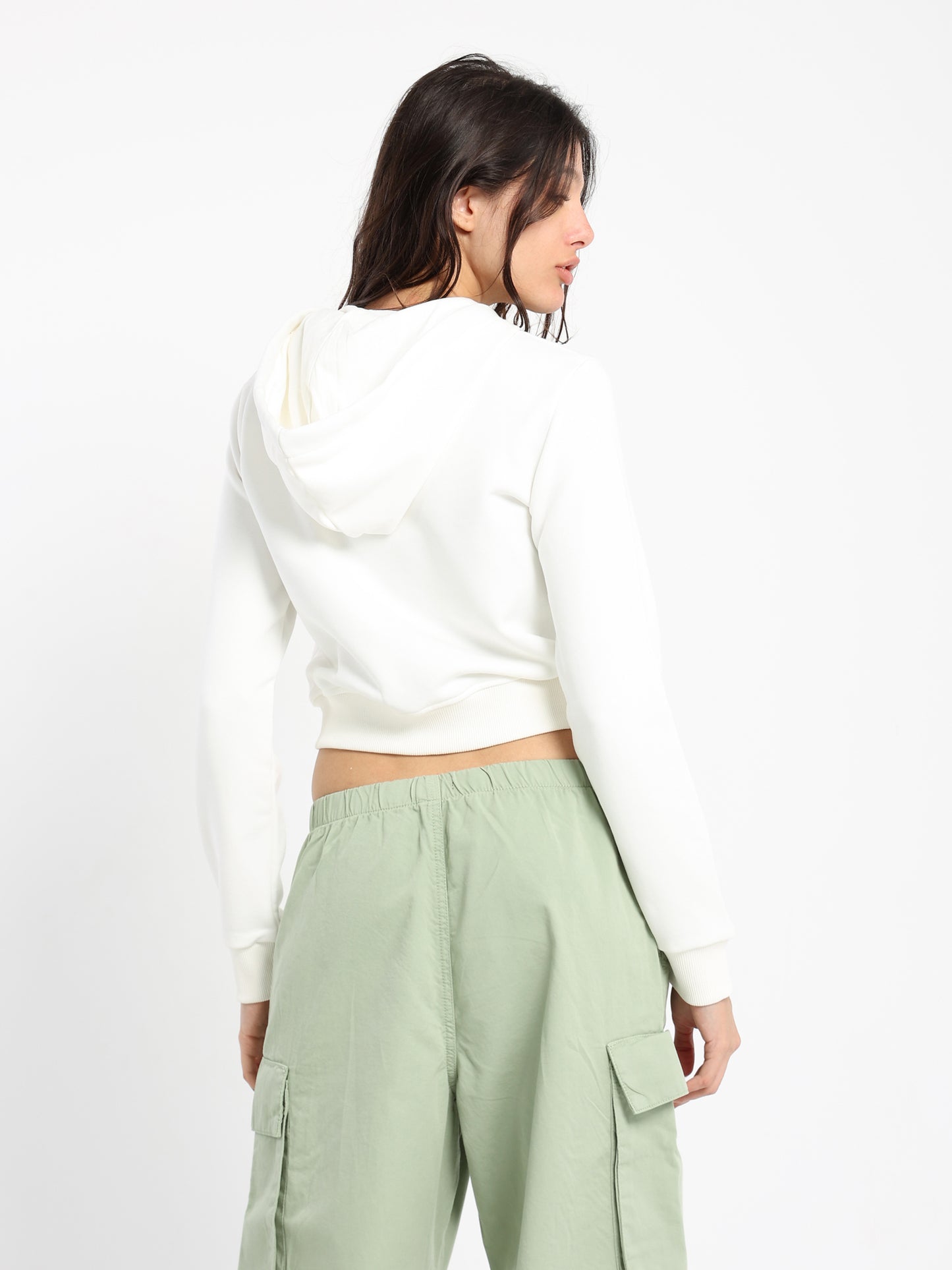 Zip-Up Hoodie with Place Print