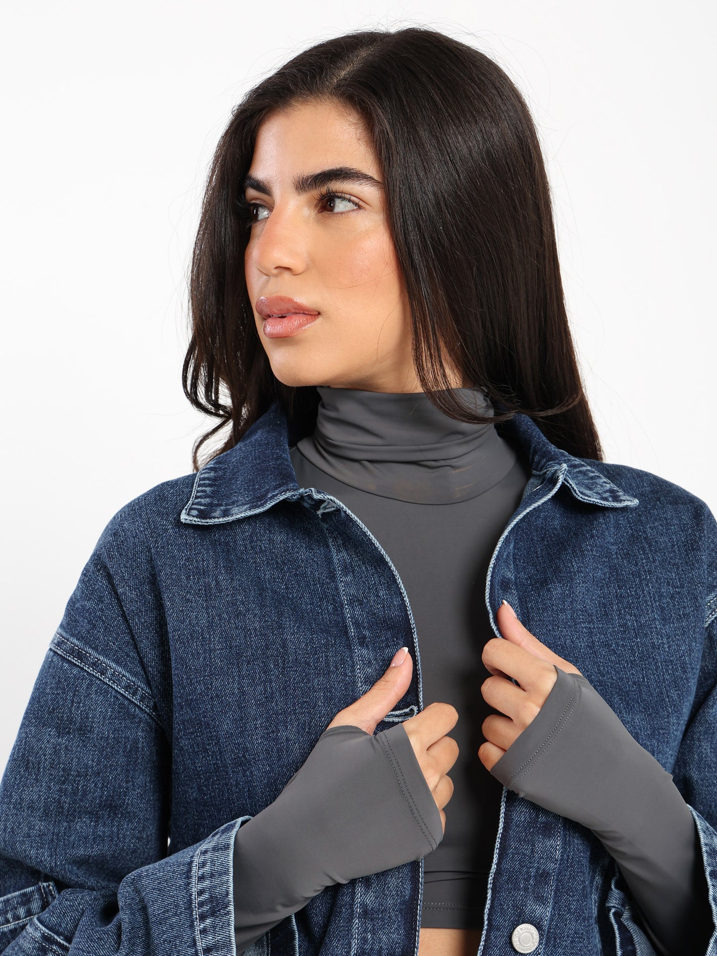 Oversized Denim Jacket - Outlet