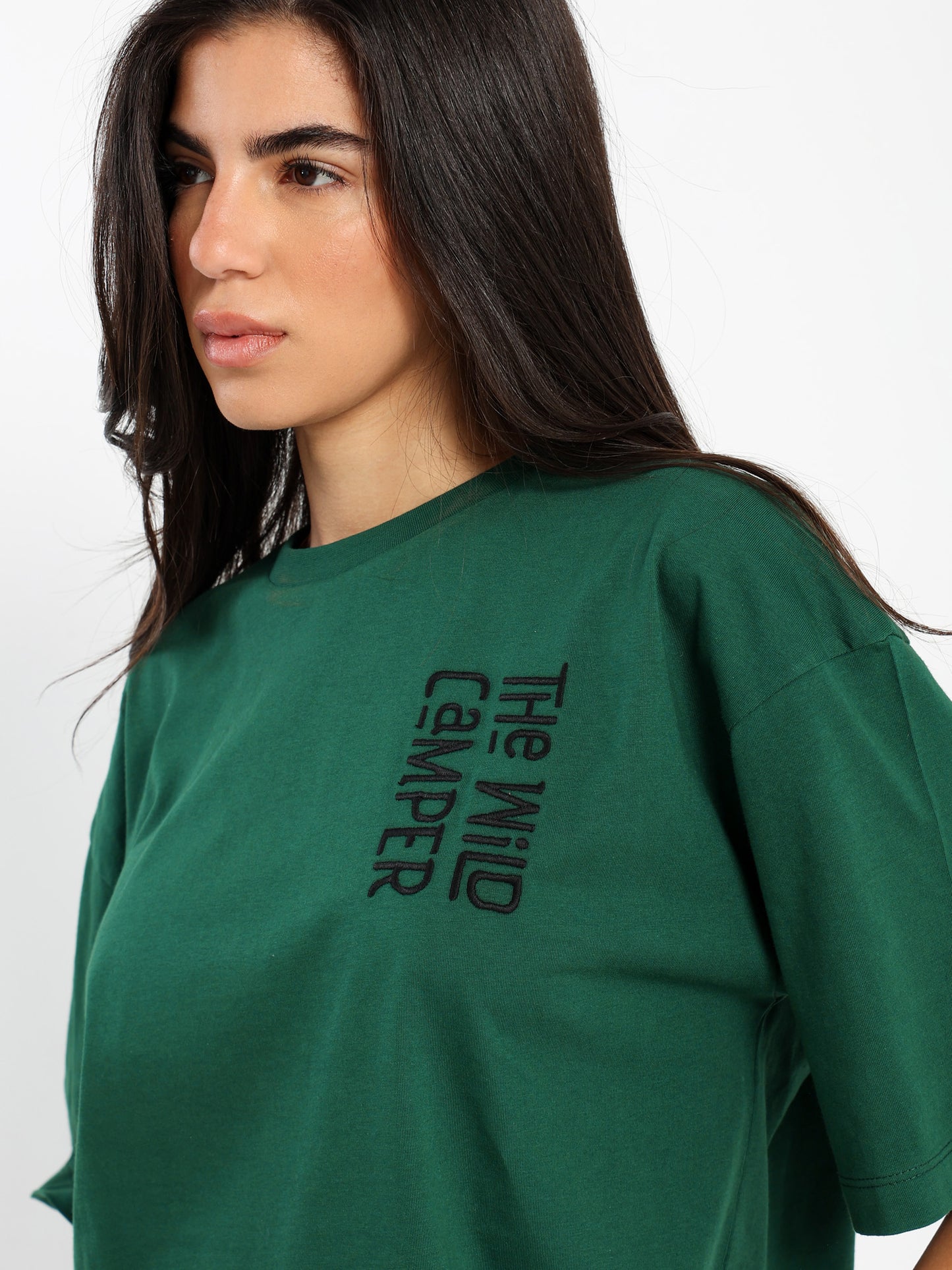Oversized Half Sleeves Tee with Place Print