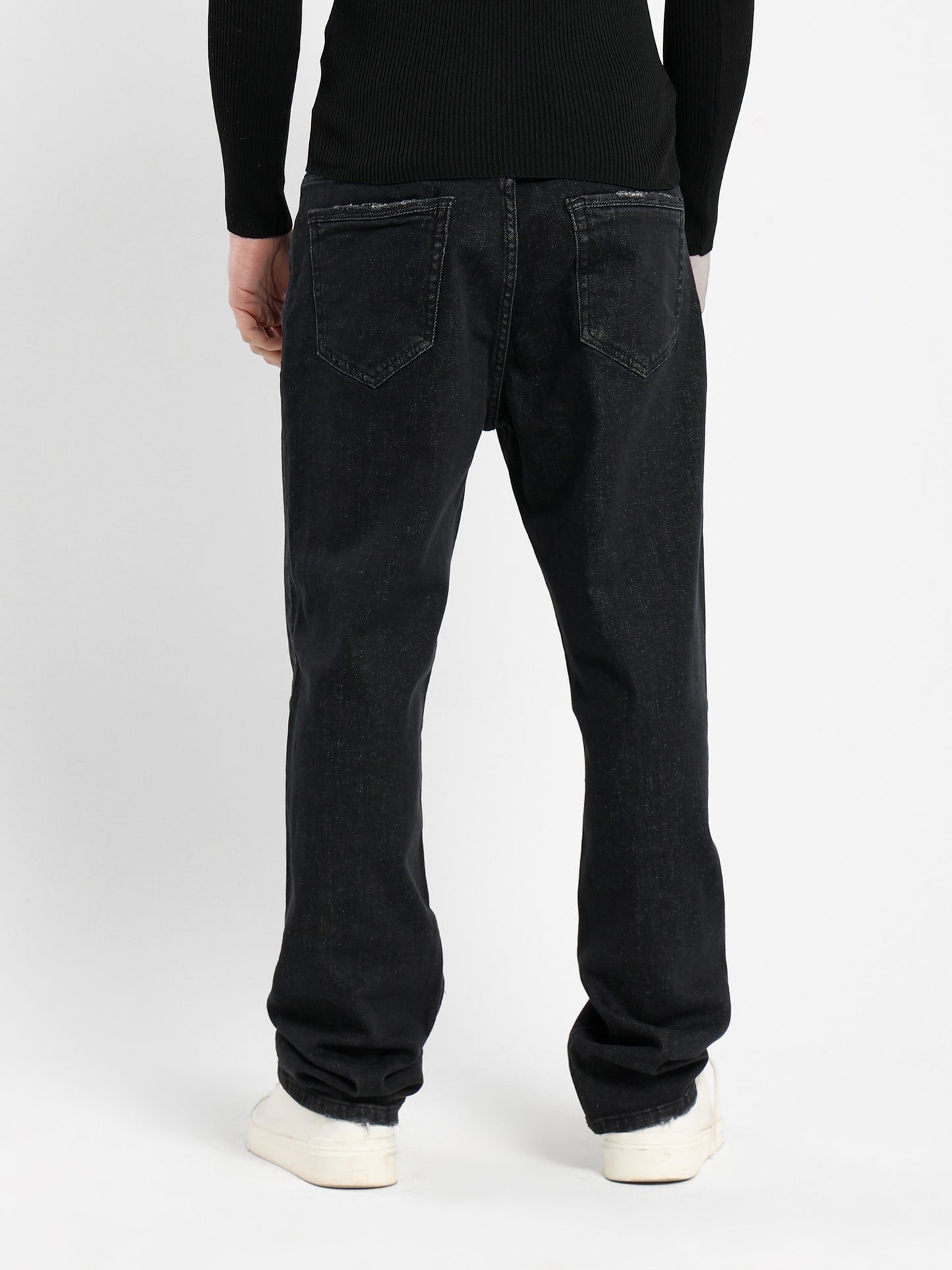 Regular 5-Pocket Jeans with Unfinished Hem - Outlet
