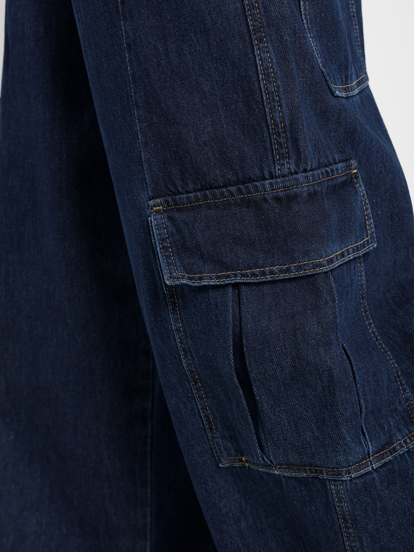 Baggy Jeans With Side Pocket - Outlet