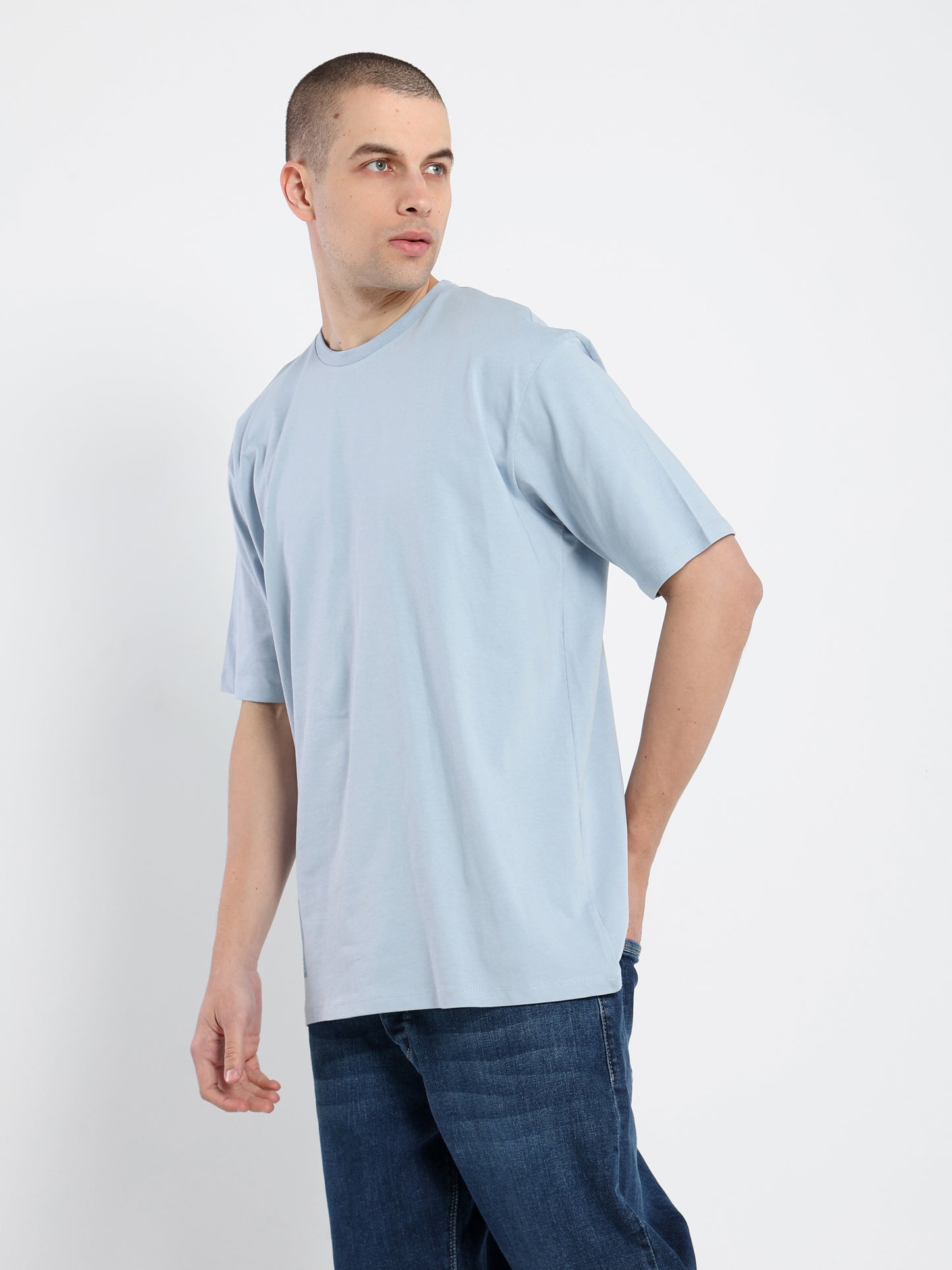 Barcode Back and Front Print T-Shirt - Outlet