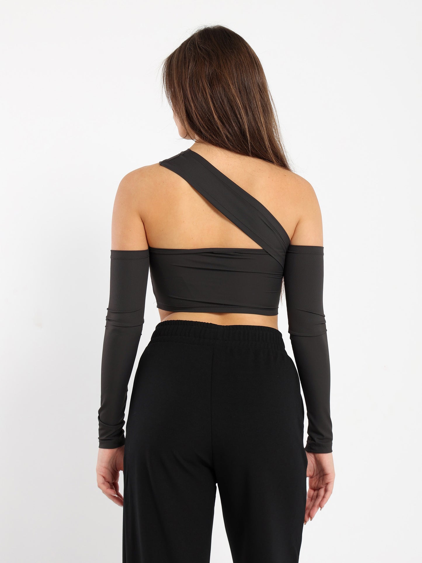 Fitted Long Sleeves Top - Outlet
