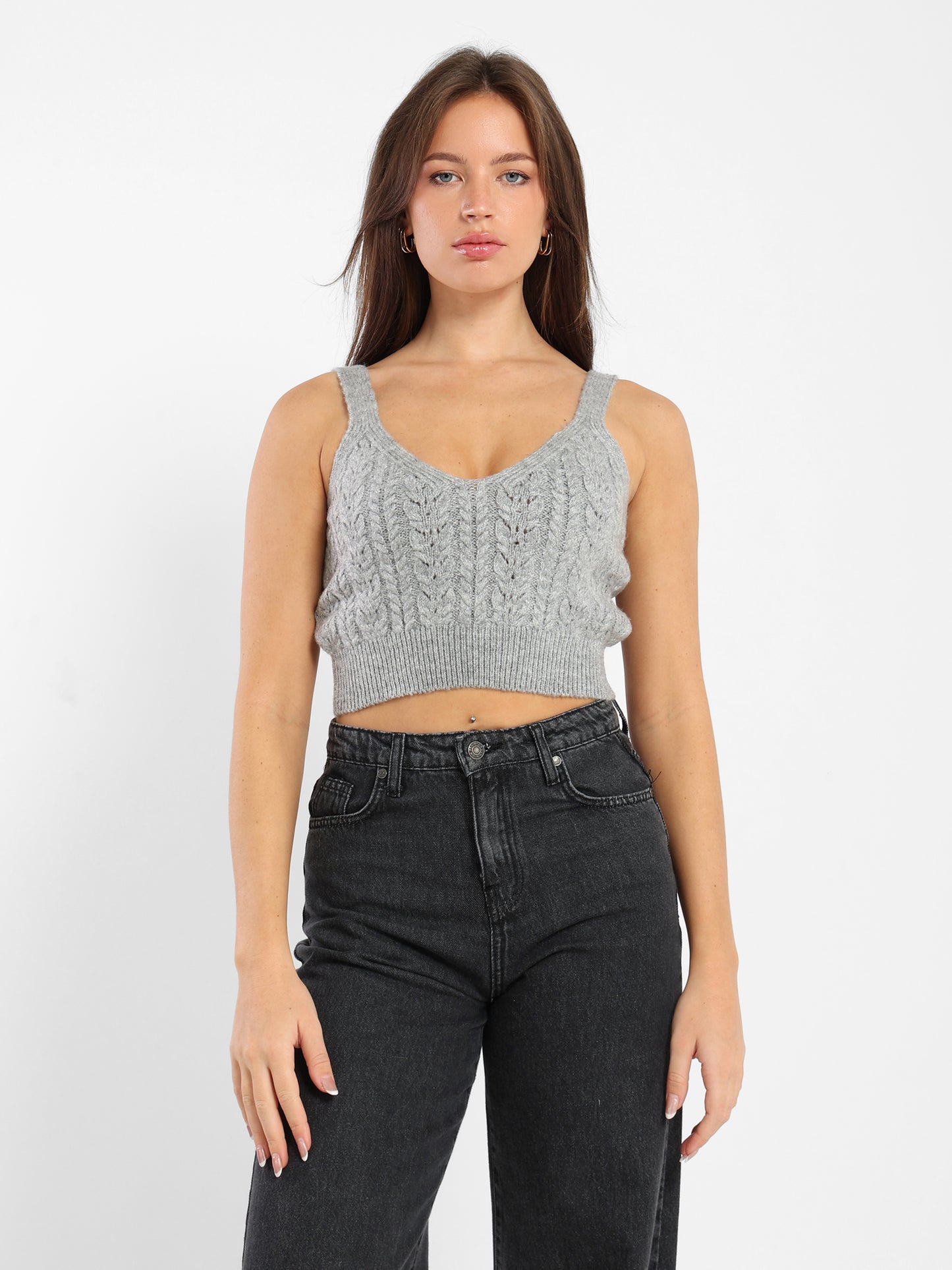 Tricot U-Neck Top