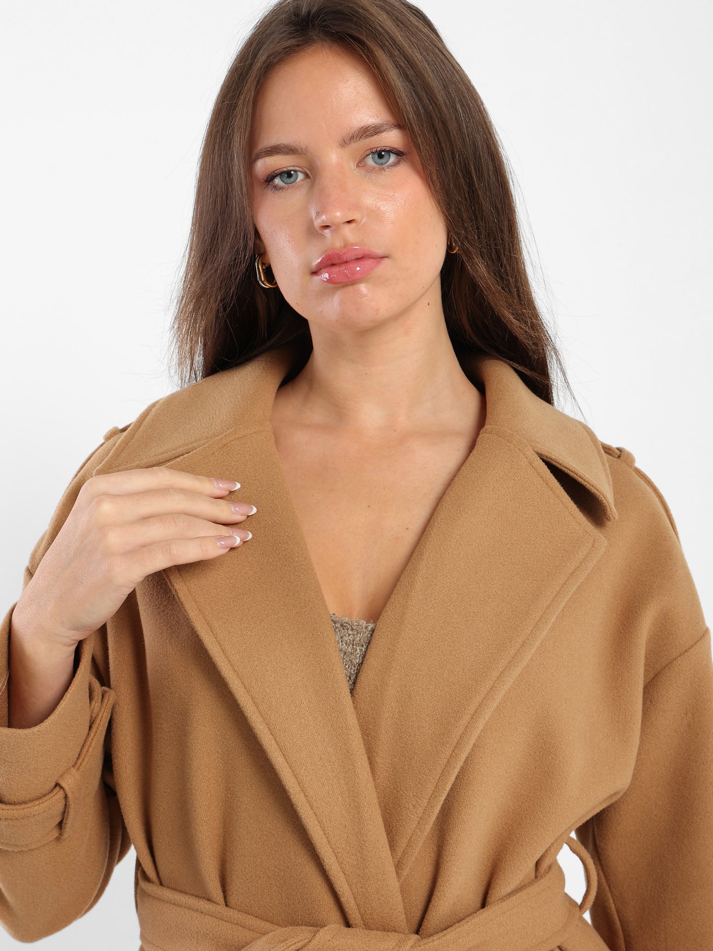 Solid Long Coat - Outlet