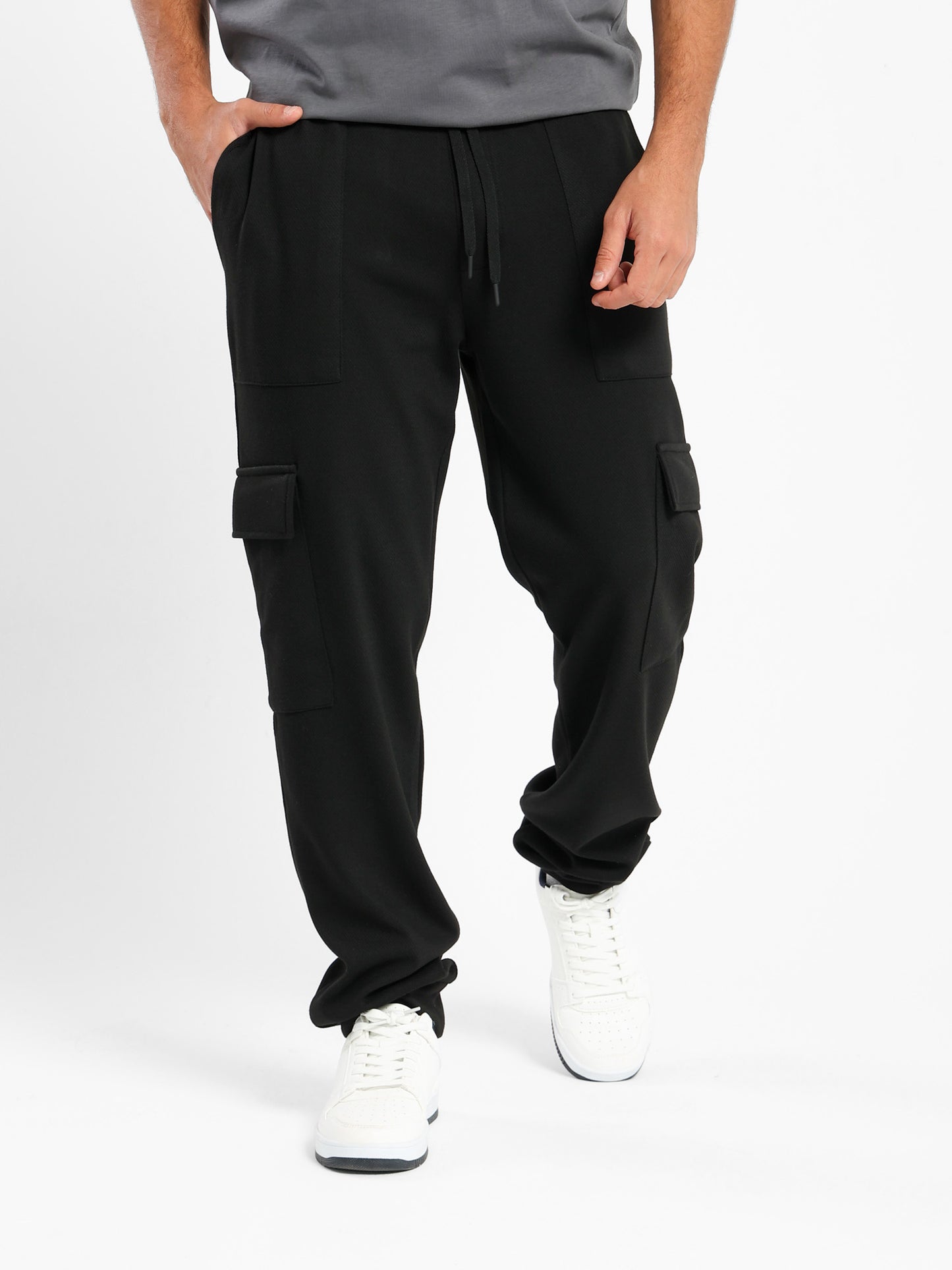Textured Jogging Pants - Outlet