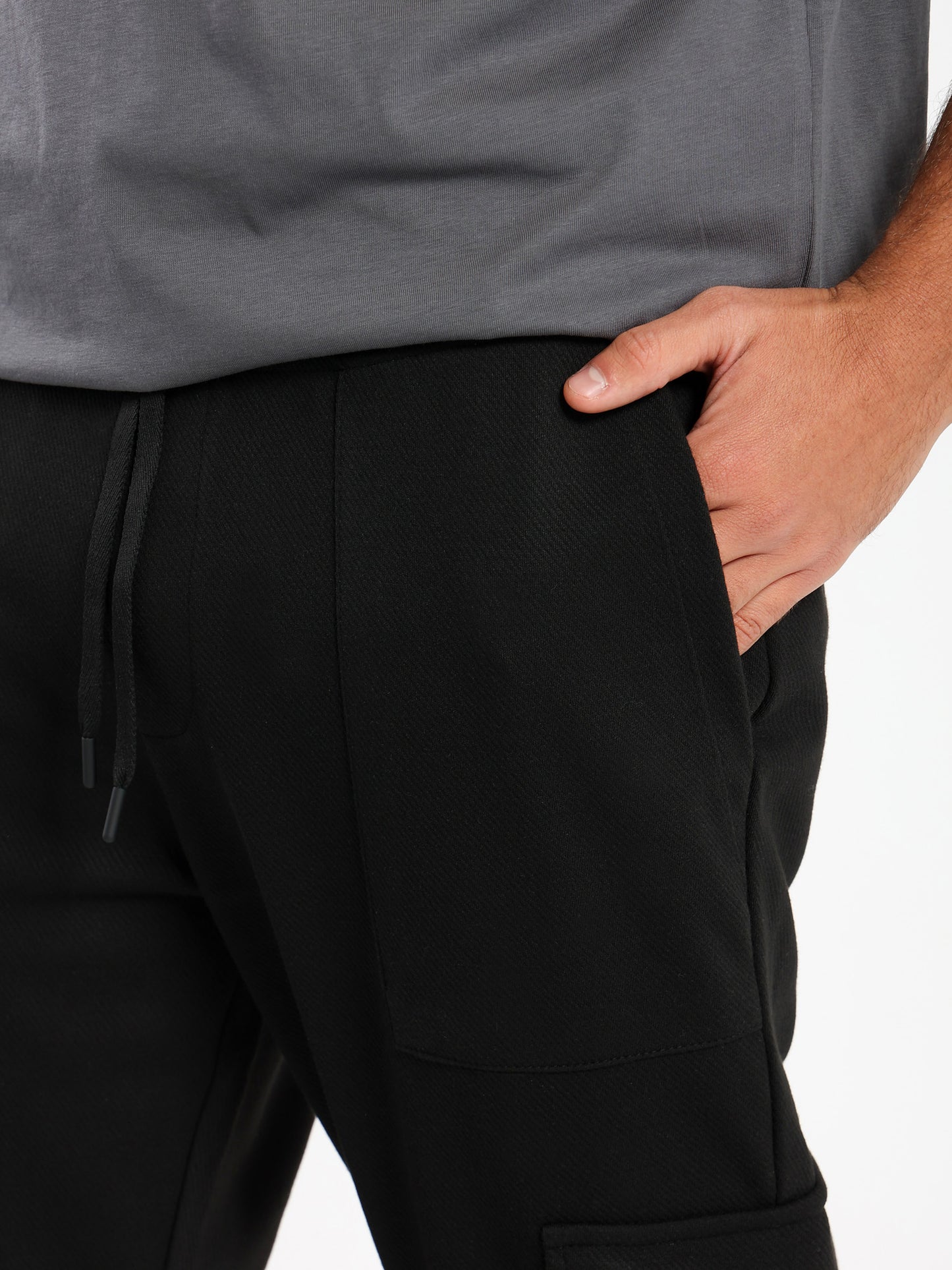 Textured Jogging Pants - Outlet